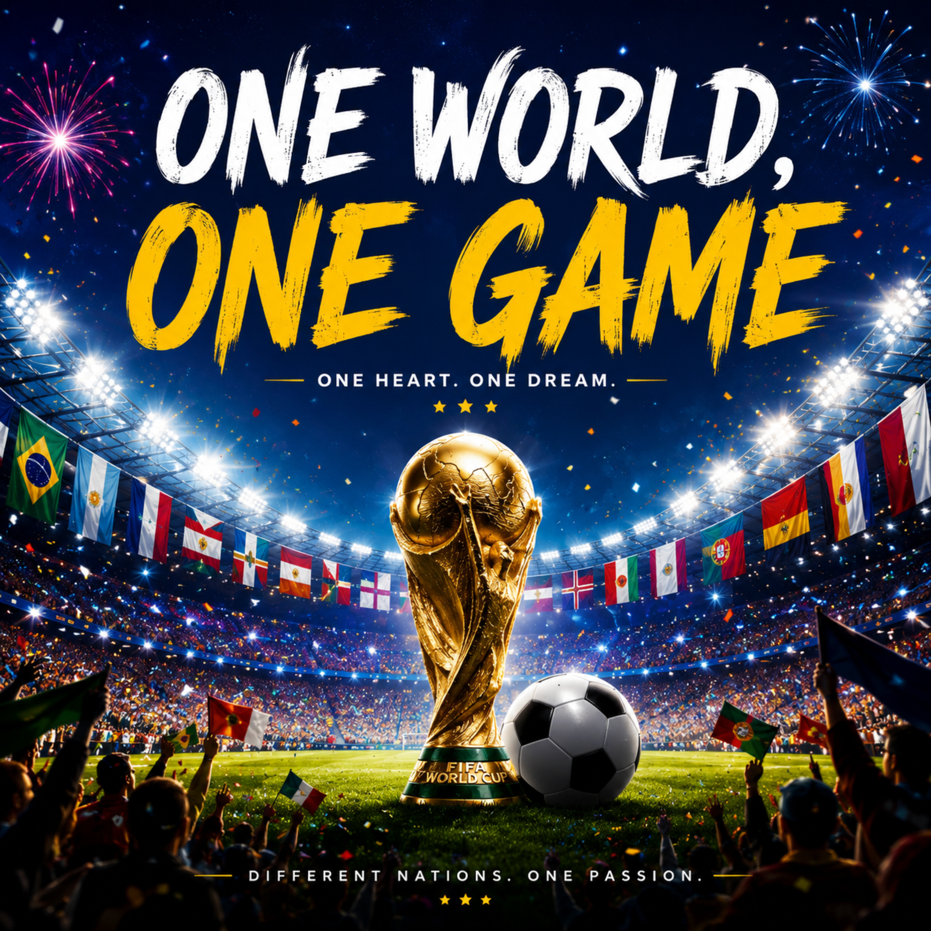 One World, One Game by Rabiul Karim cover art