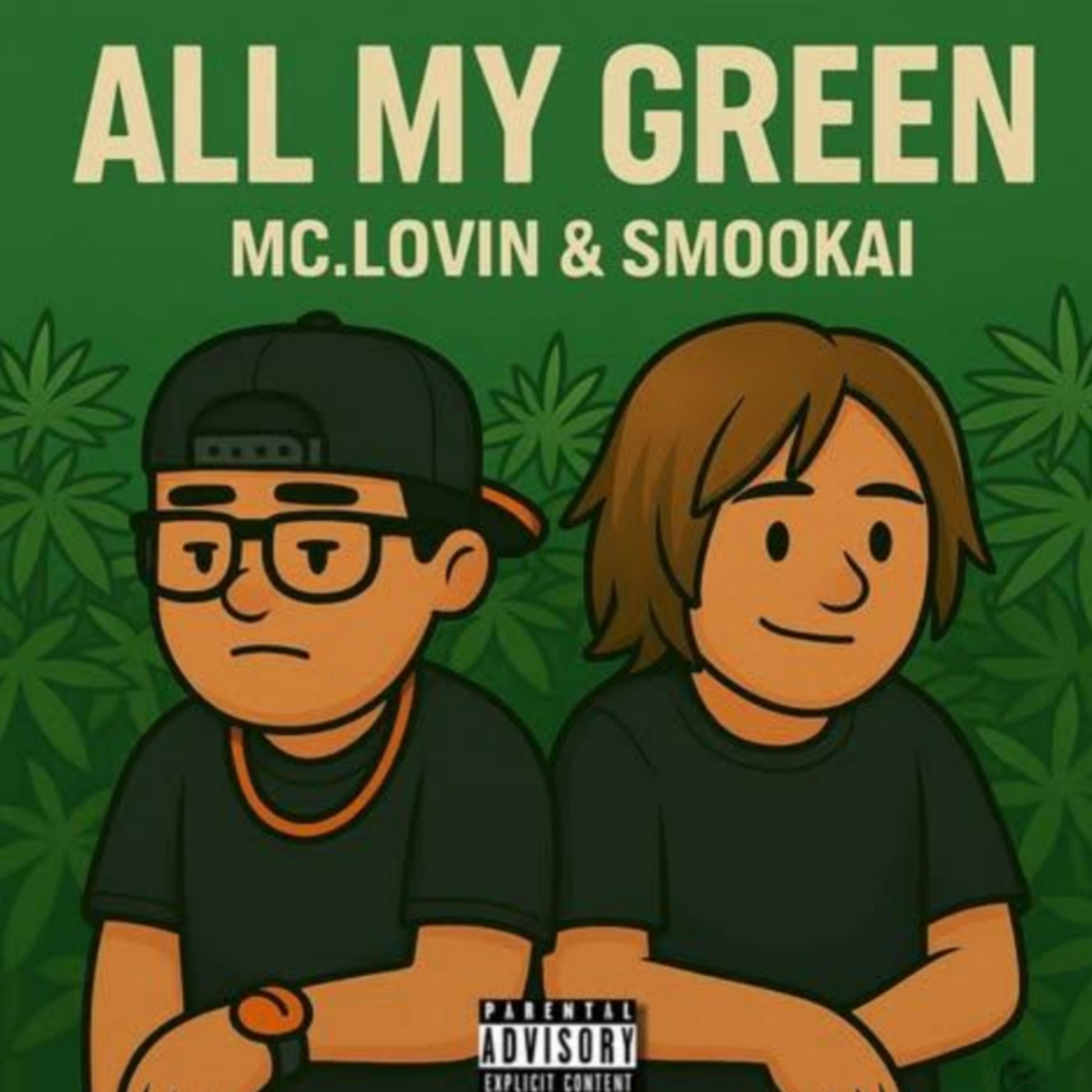 ALL MY GREEN (REMIX) artwork
