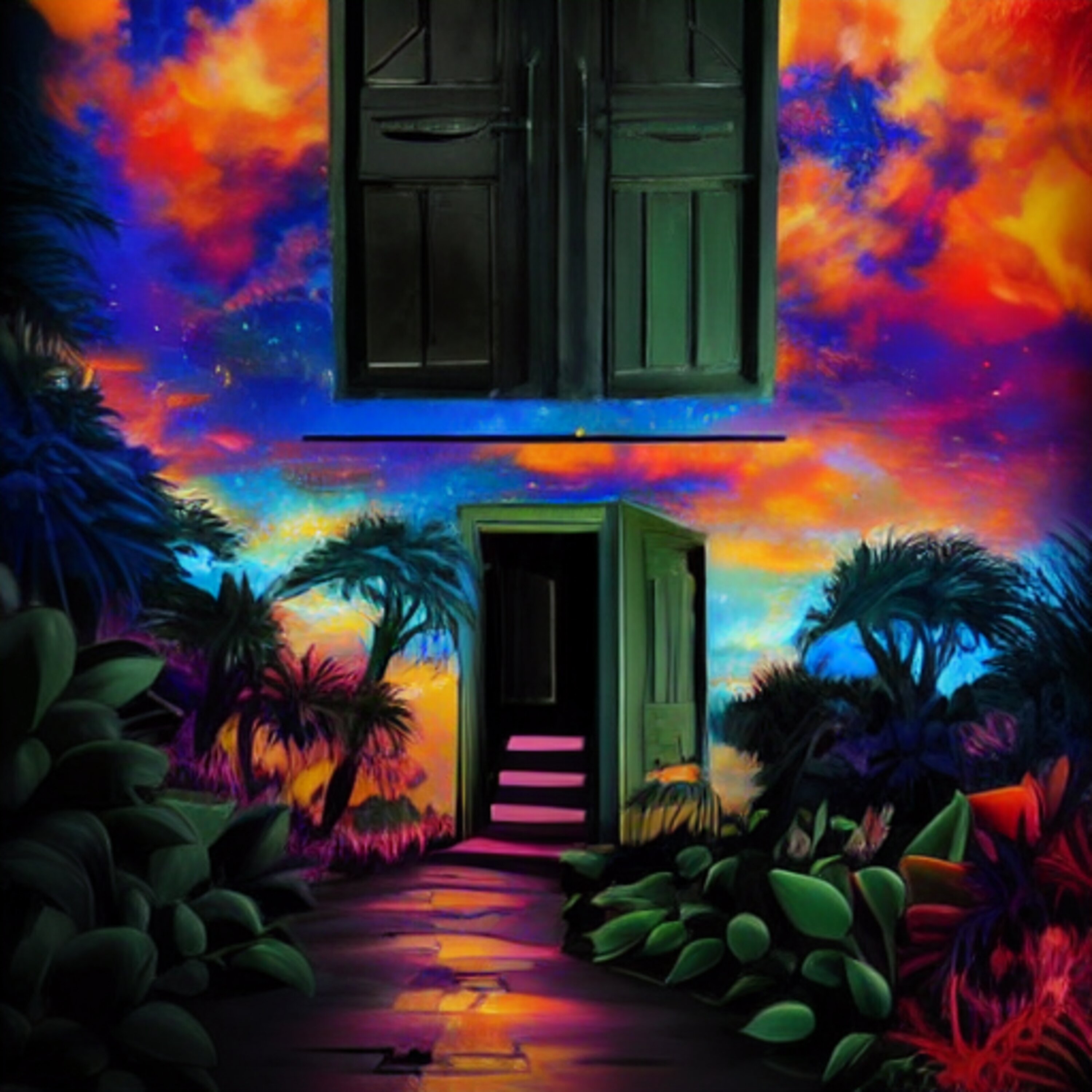 Stuck artwork