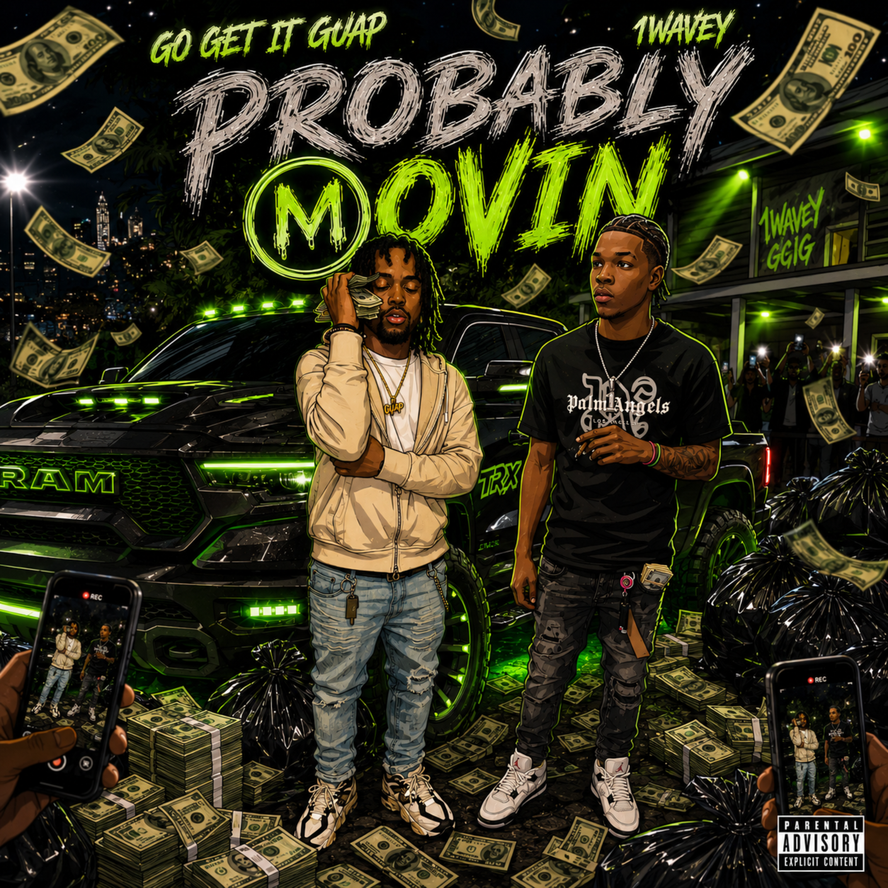 Probably Movin by GoGetItGuap cover art