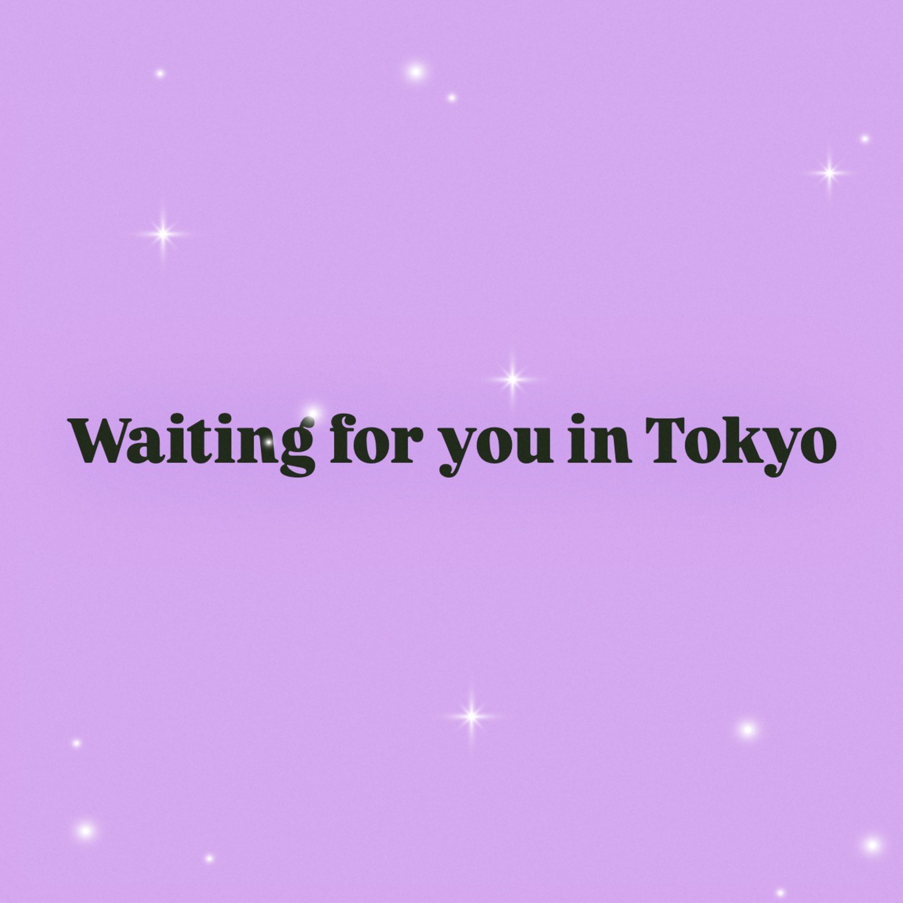 Waiting for you in Tokyo by Yusei cover art