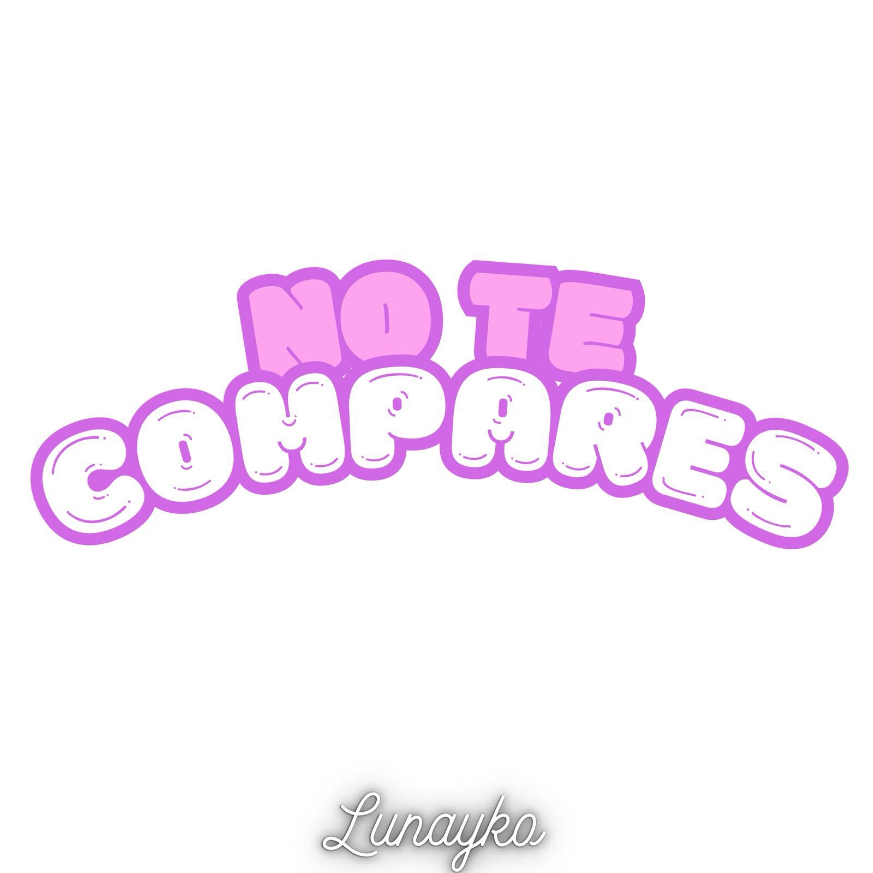 No Te Compares artwork