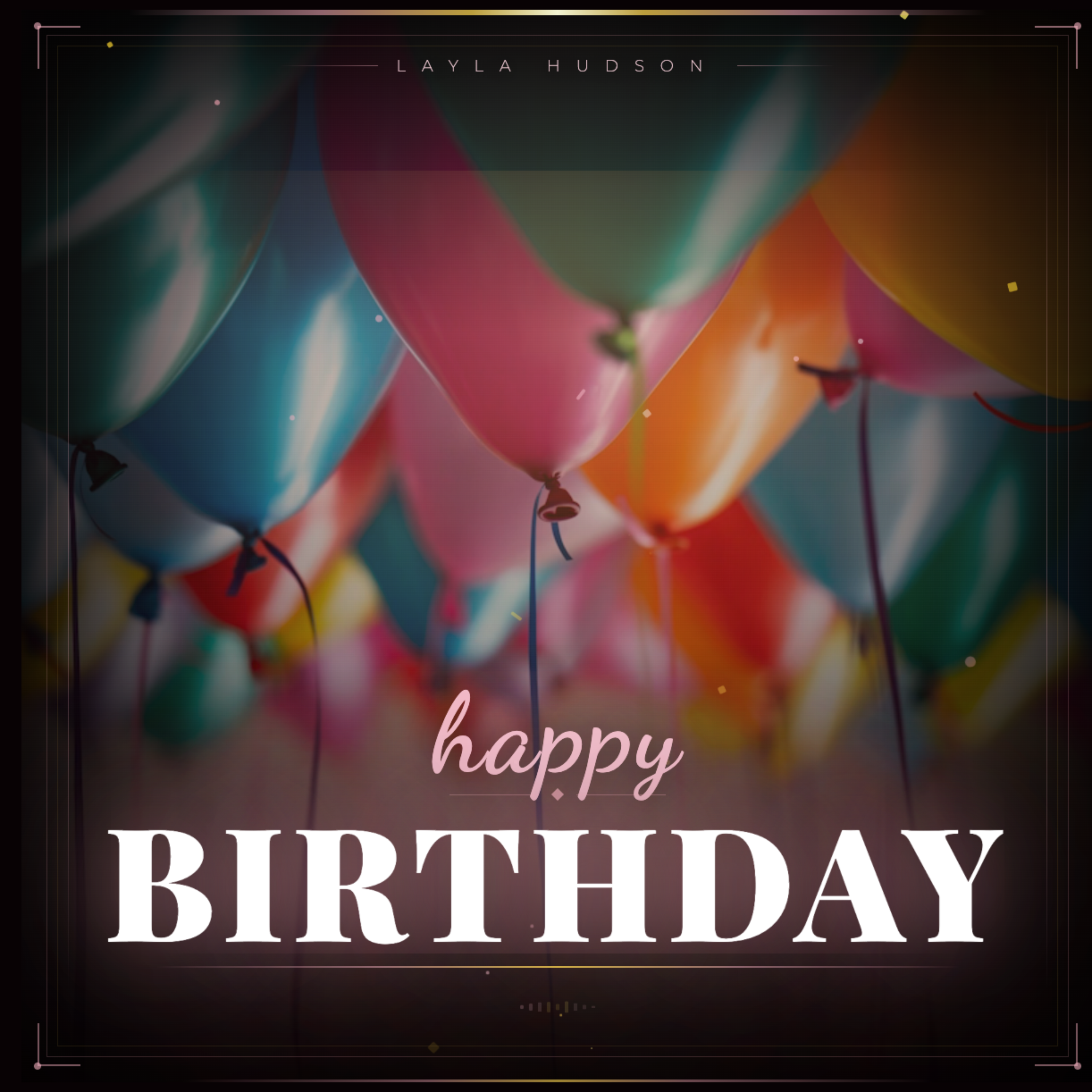 Happy Birthday artwork