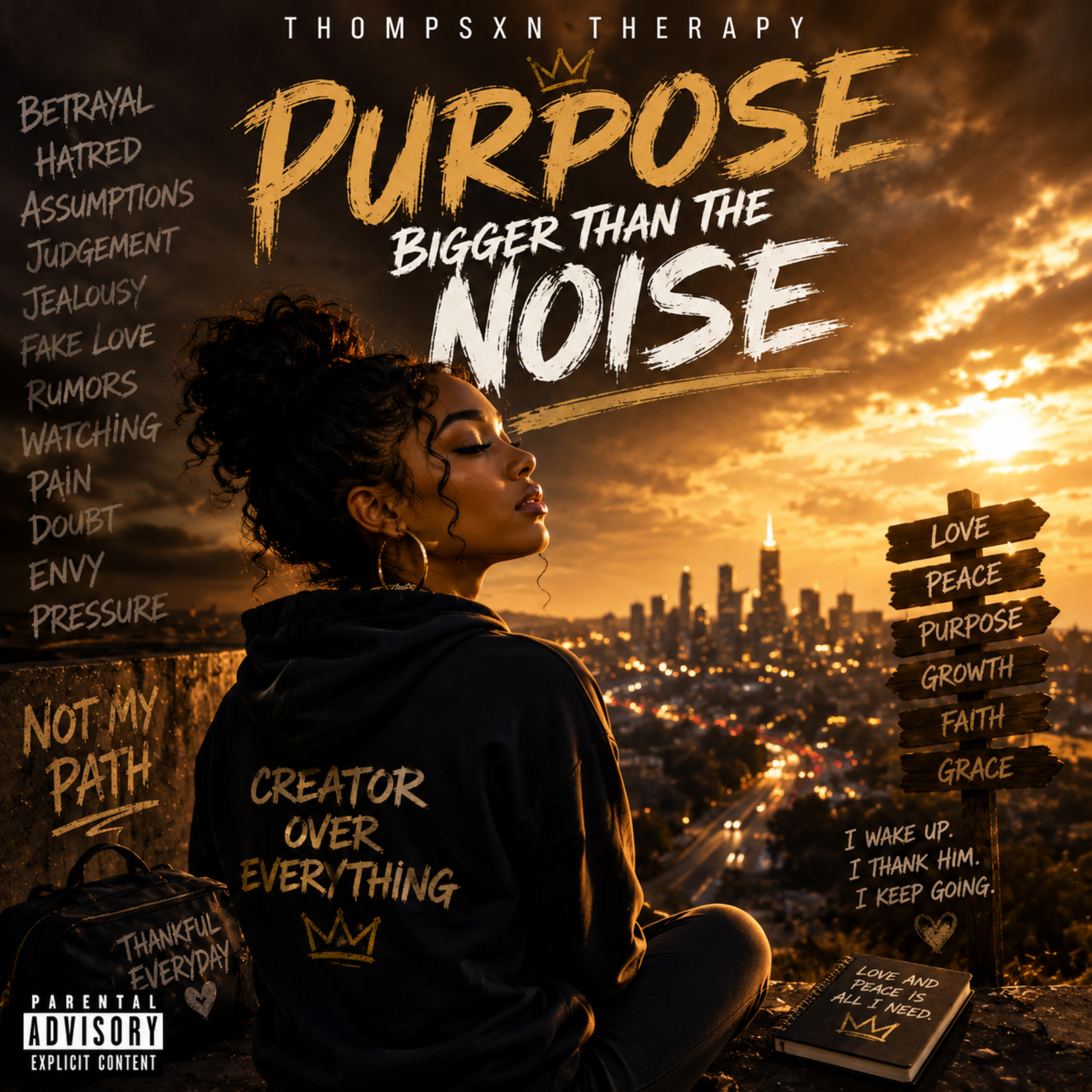 Purpose Bigger Than The Noise by Thompsxn Therapy cover art