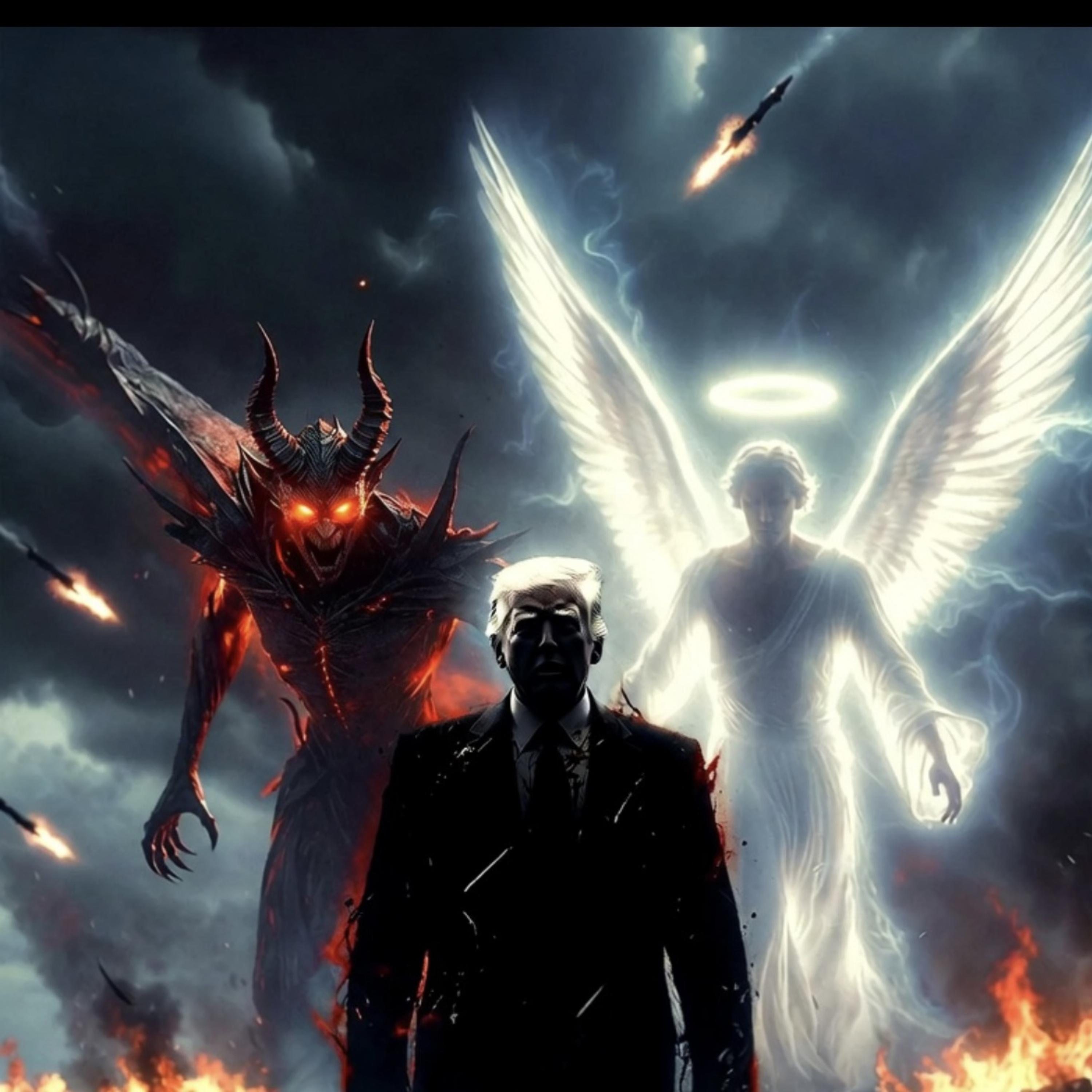Devil’s War Vs Angel’s Warning by Lady Extra cover art