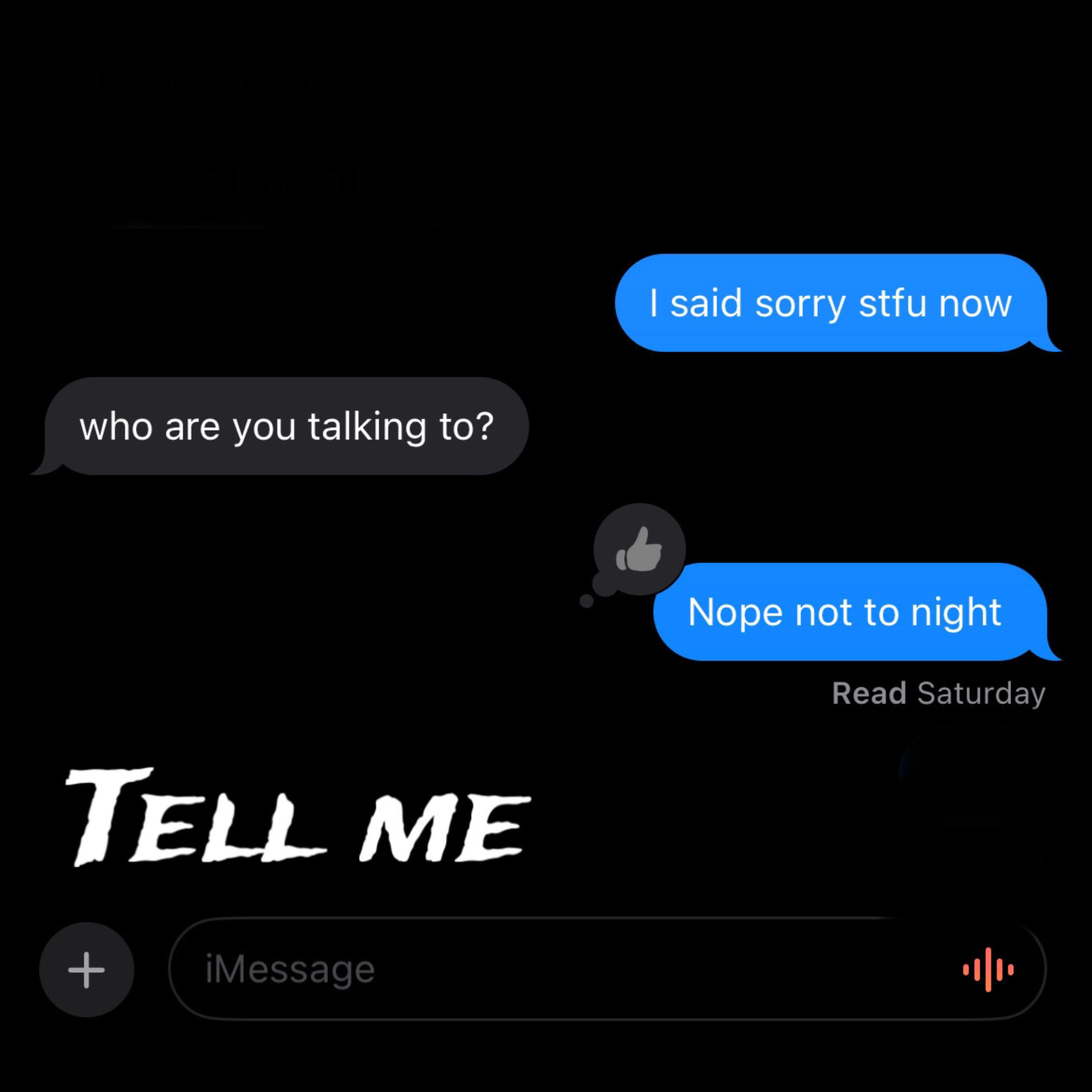 Tell Me artwork