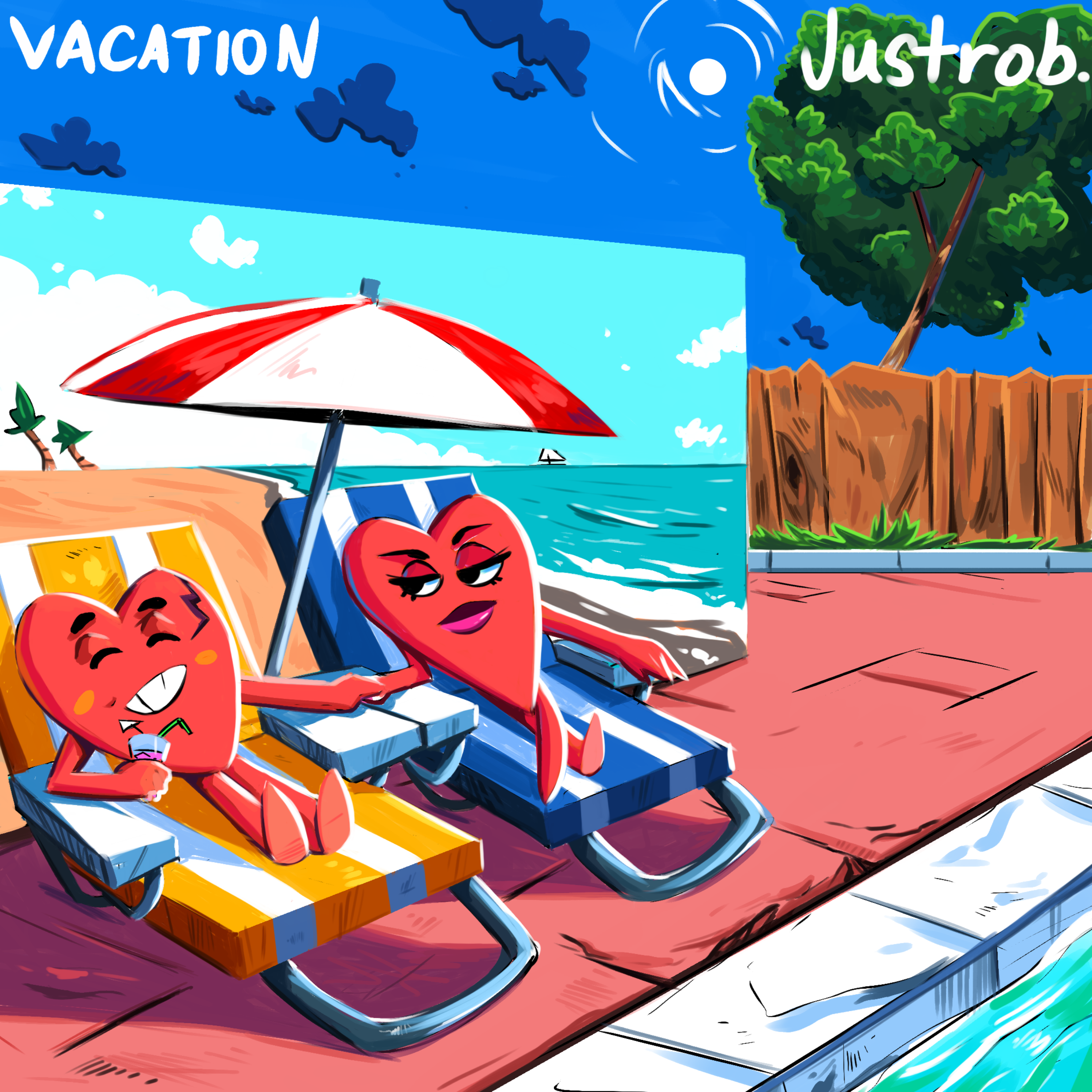 Vacation artwork