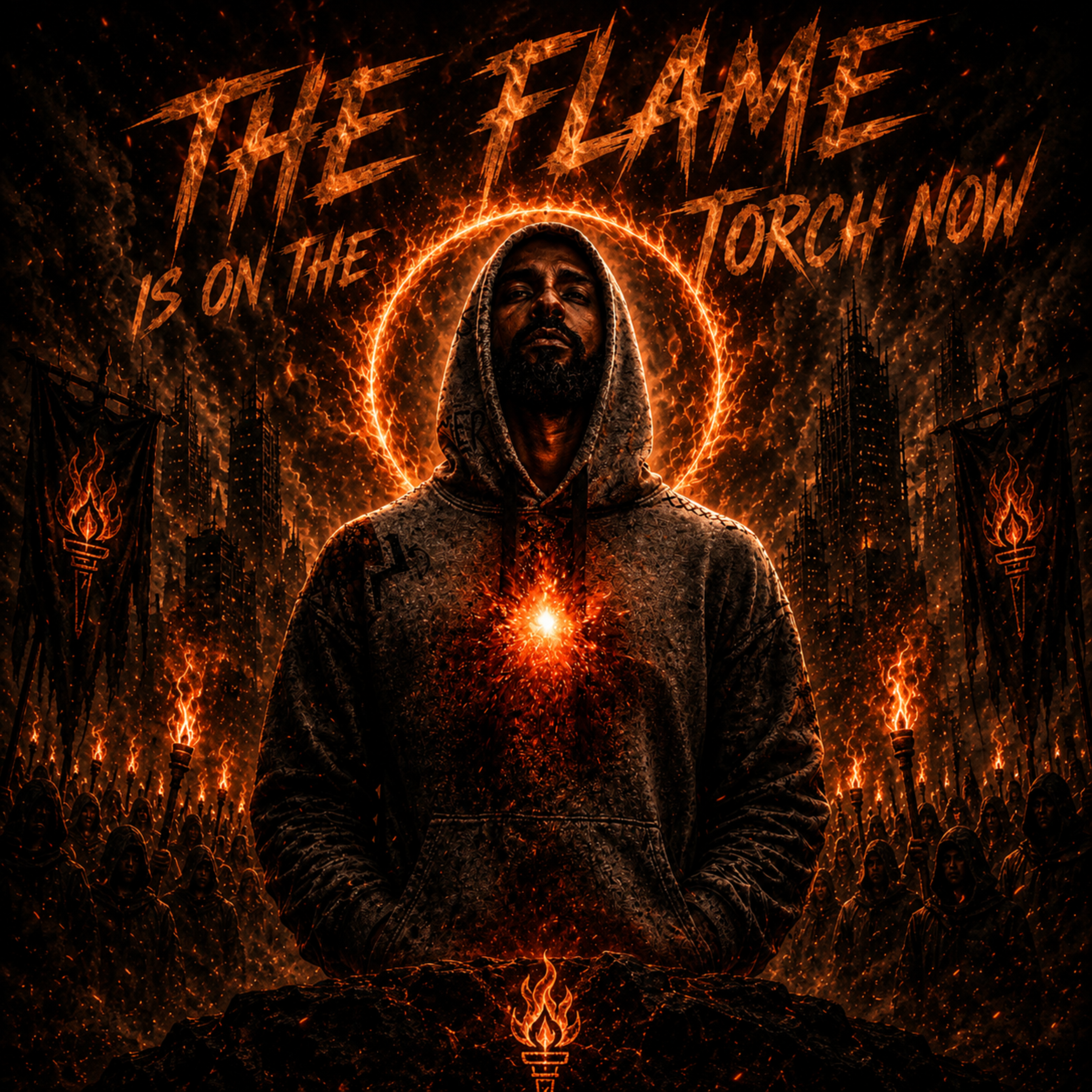 The Flame Is On The Torch Now by Blak Blayk cover art