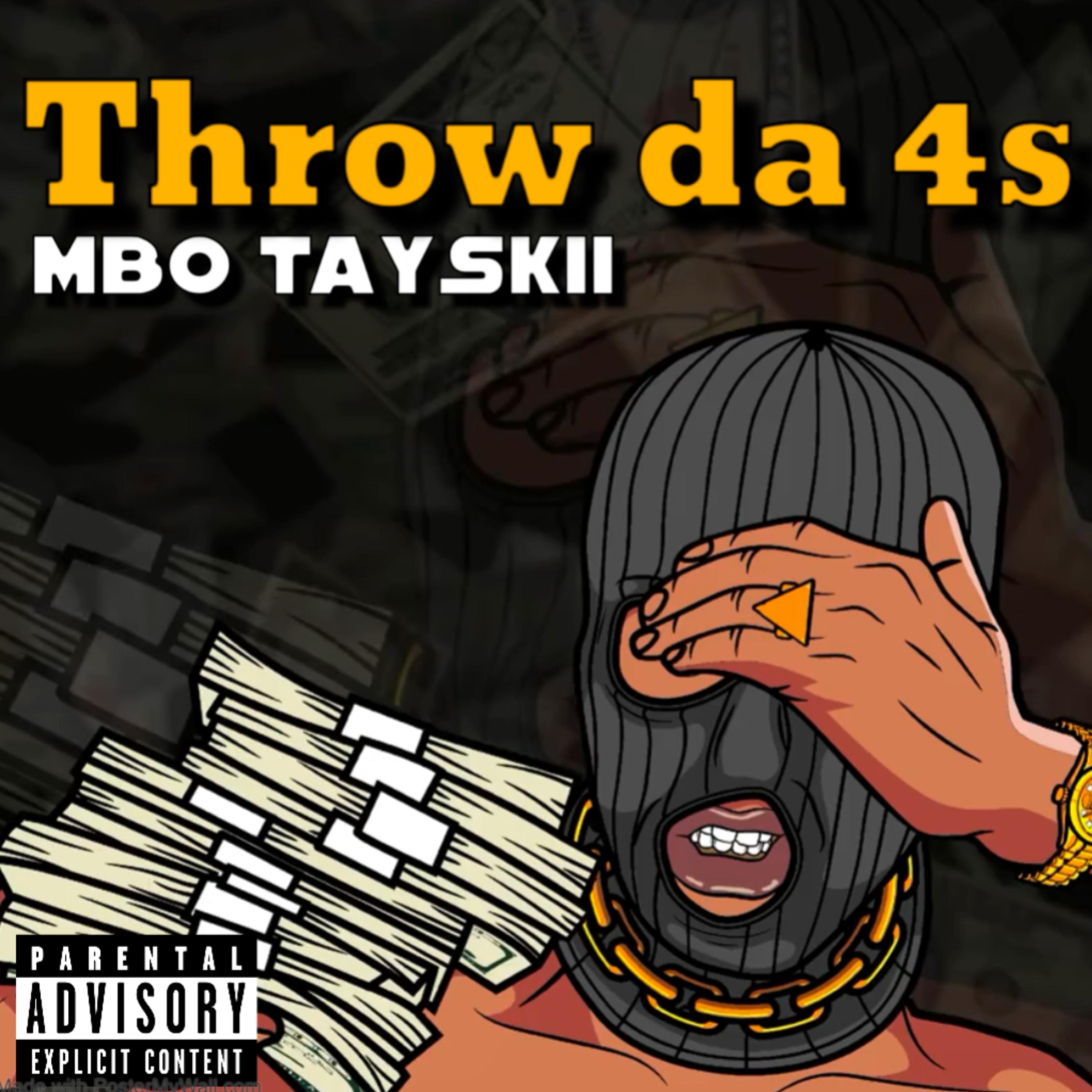 Throw Da 4s by E4K Tay cover art