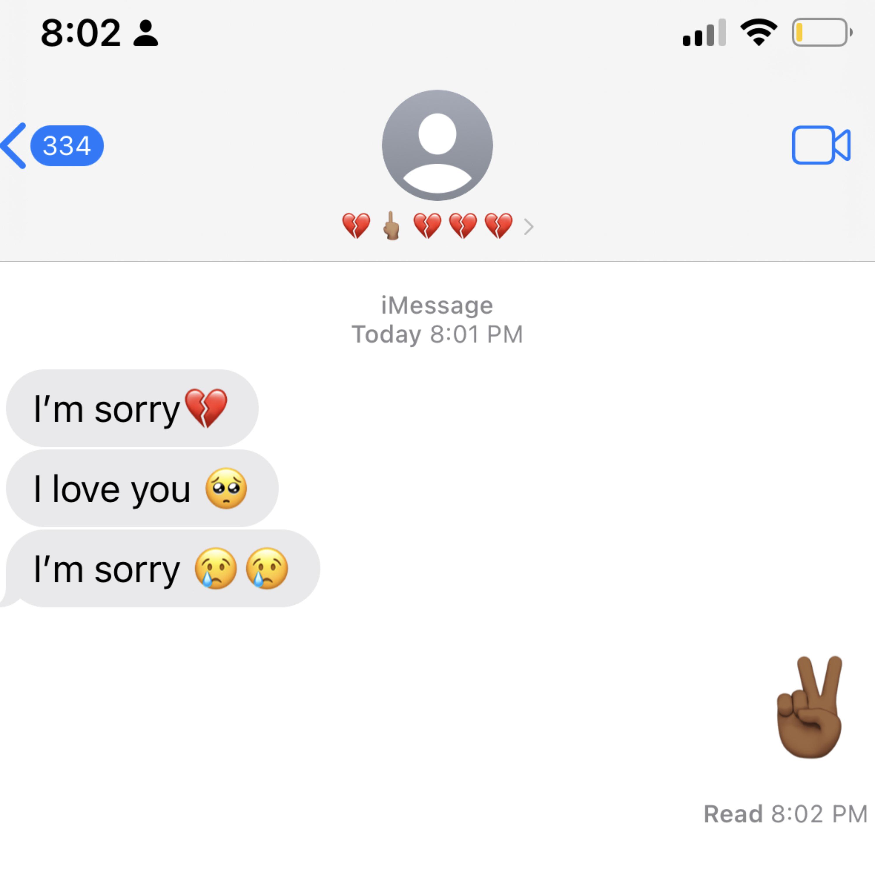 Sorry (100 Times) artwork