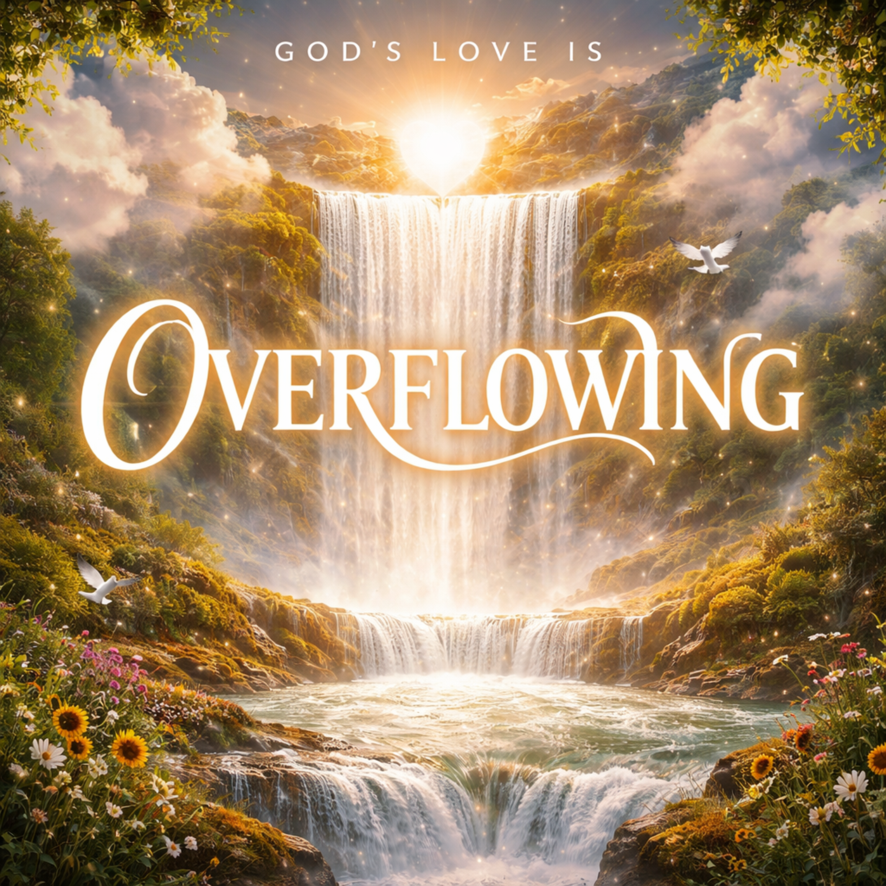 Overflowing artwork