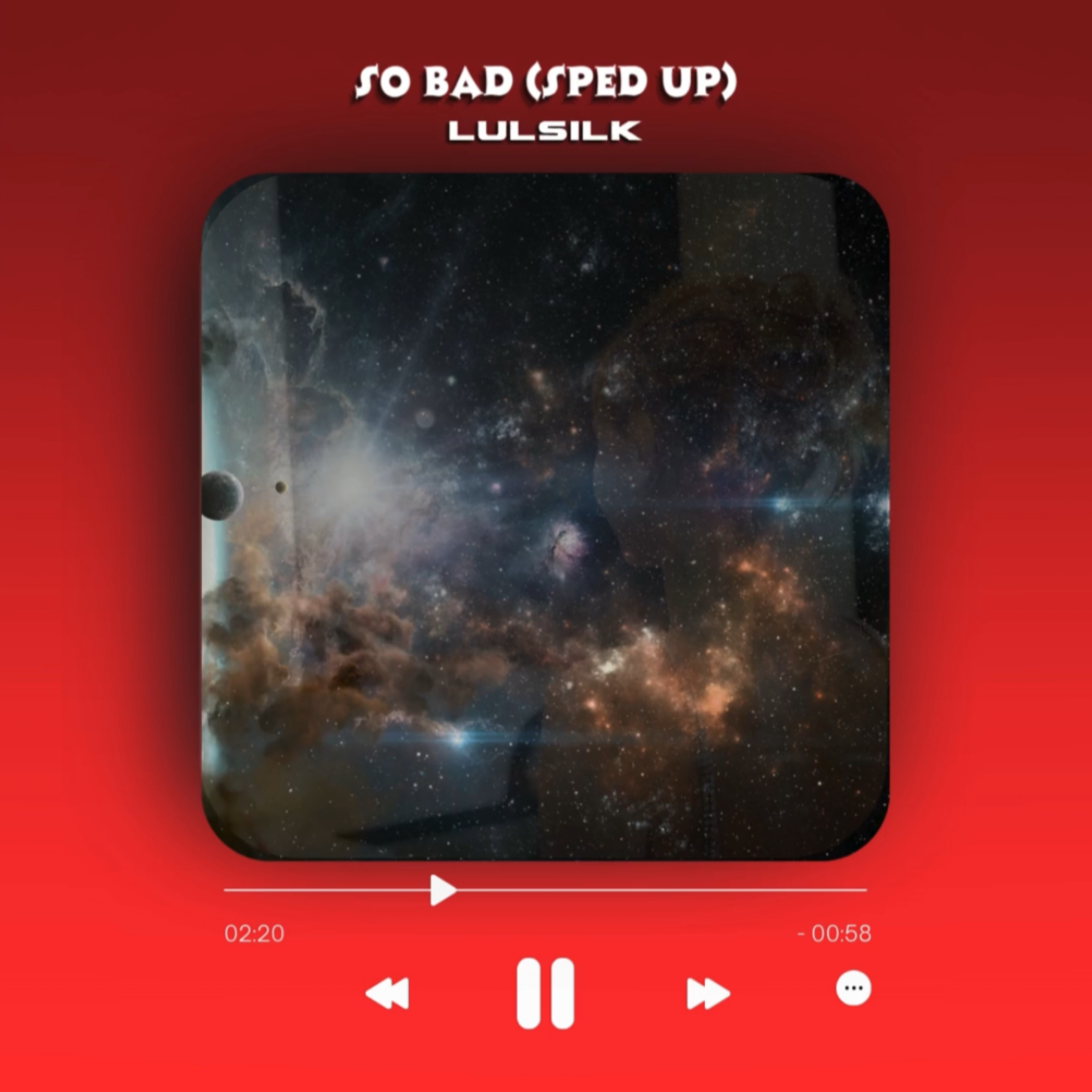 SO BAD (Sped Up) artwork