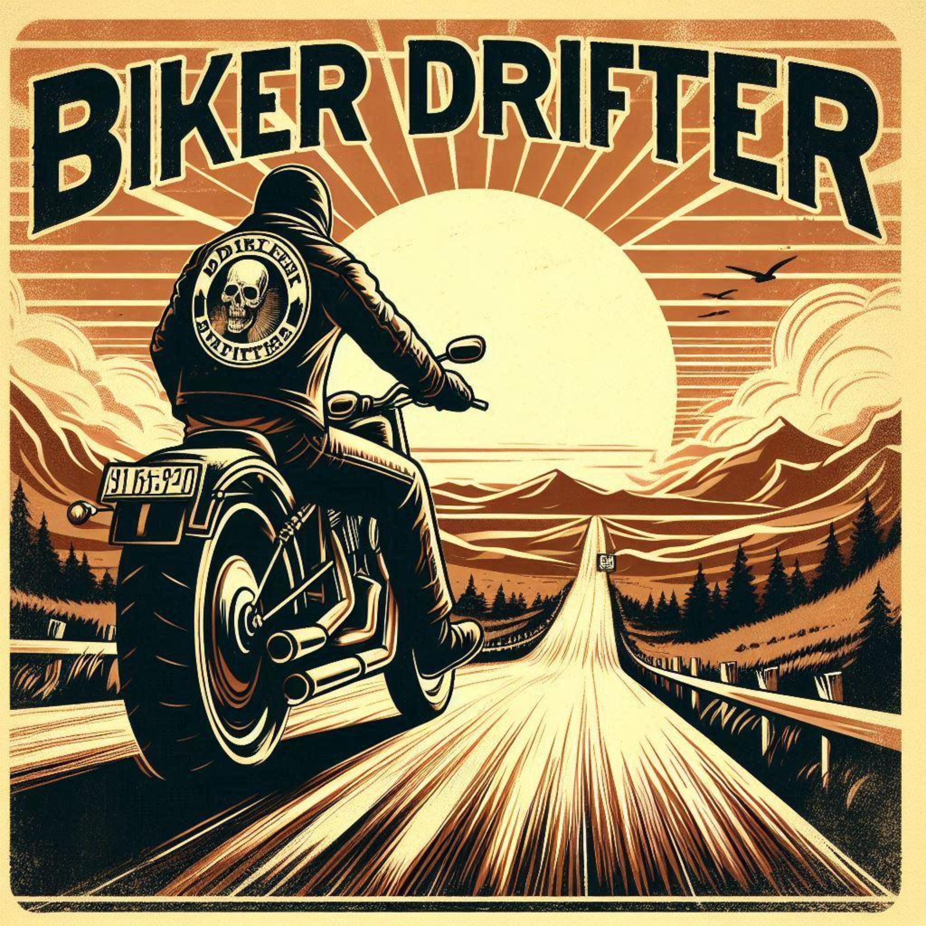 Biker Drifter artwork