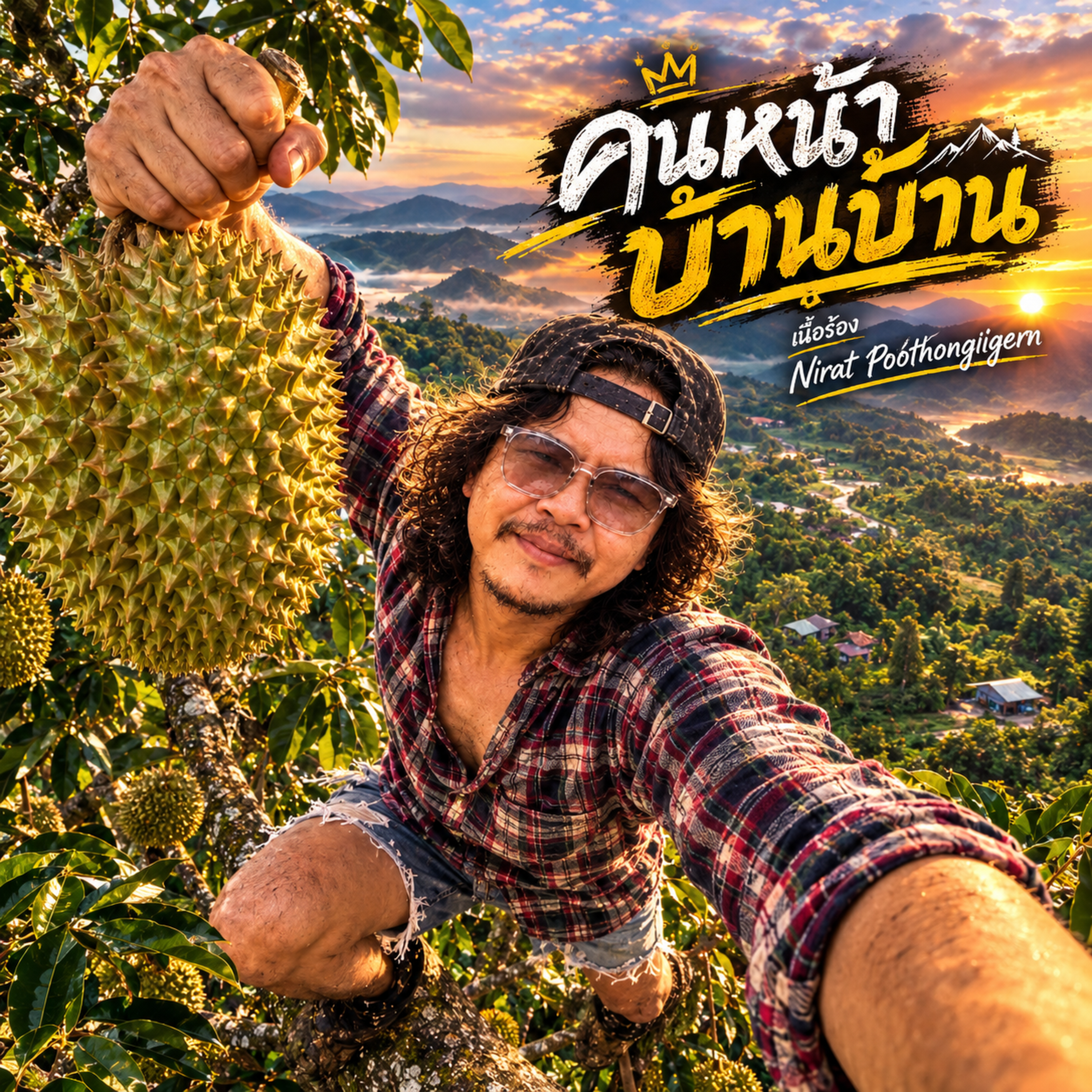 คนหน้าบ้านบ้าน by Nirat Poothongngern cover art