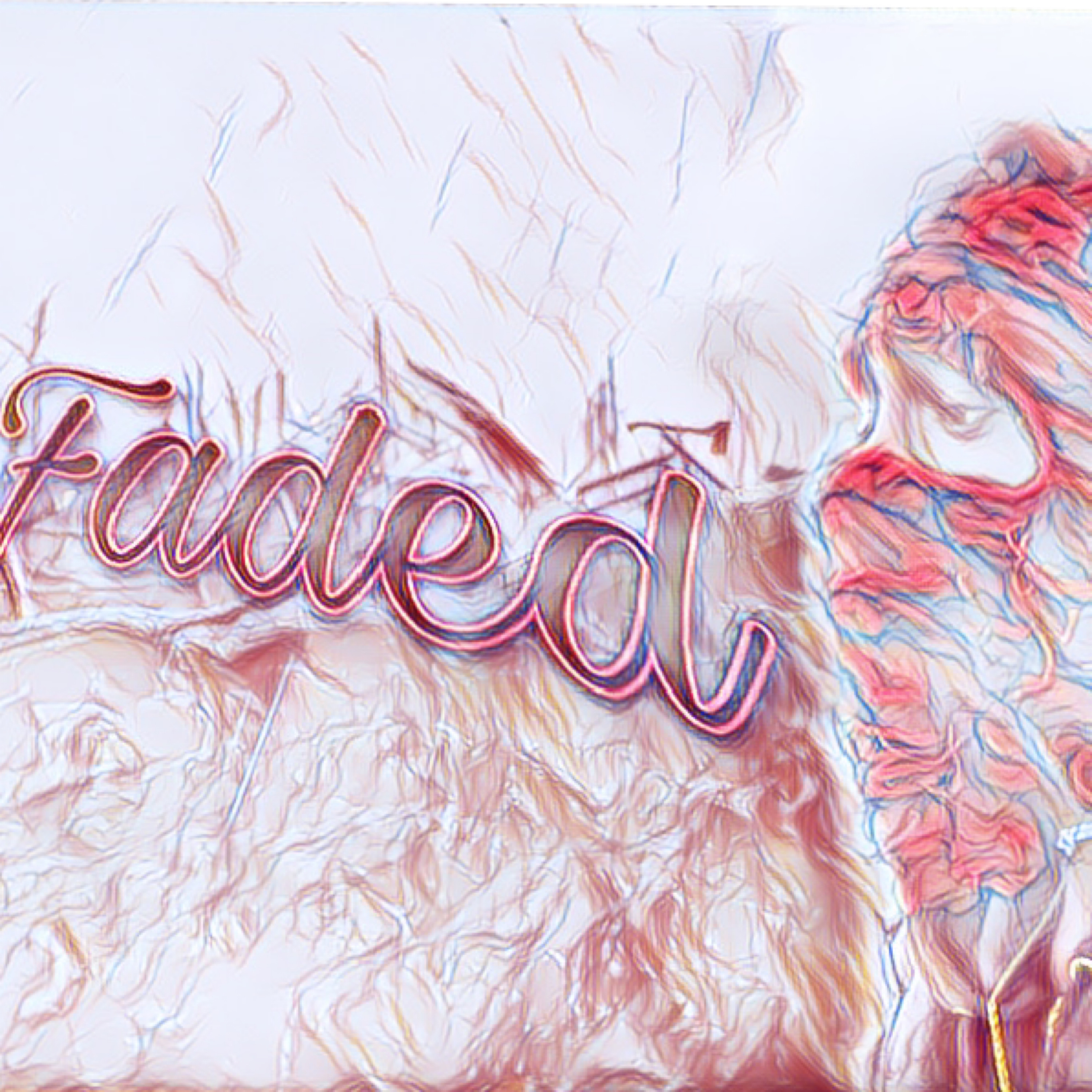 Faded artwork