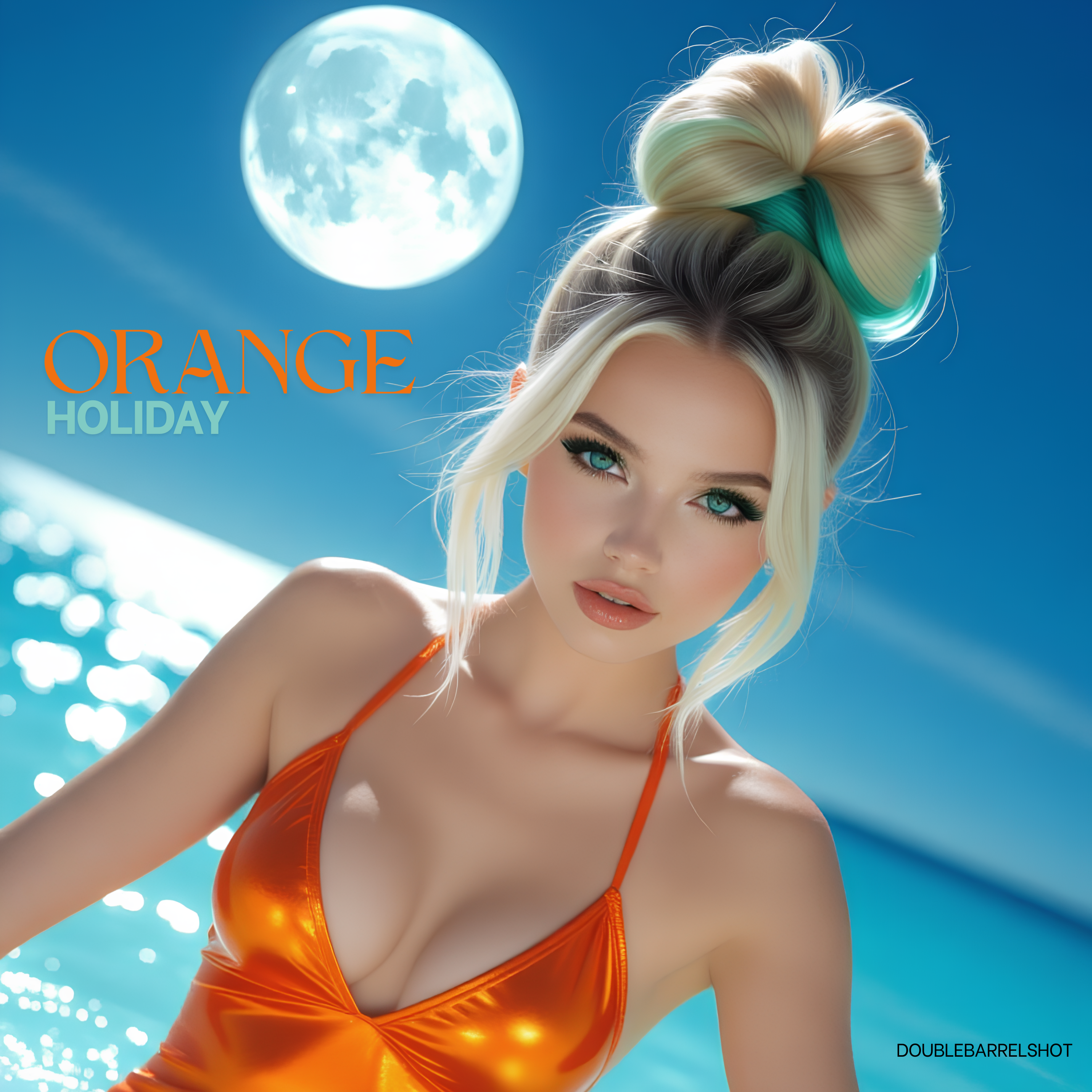 Orange holiday artwork