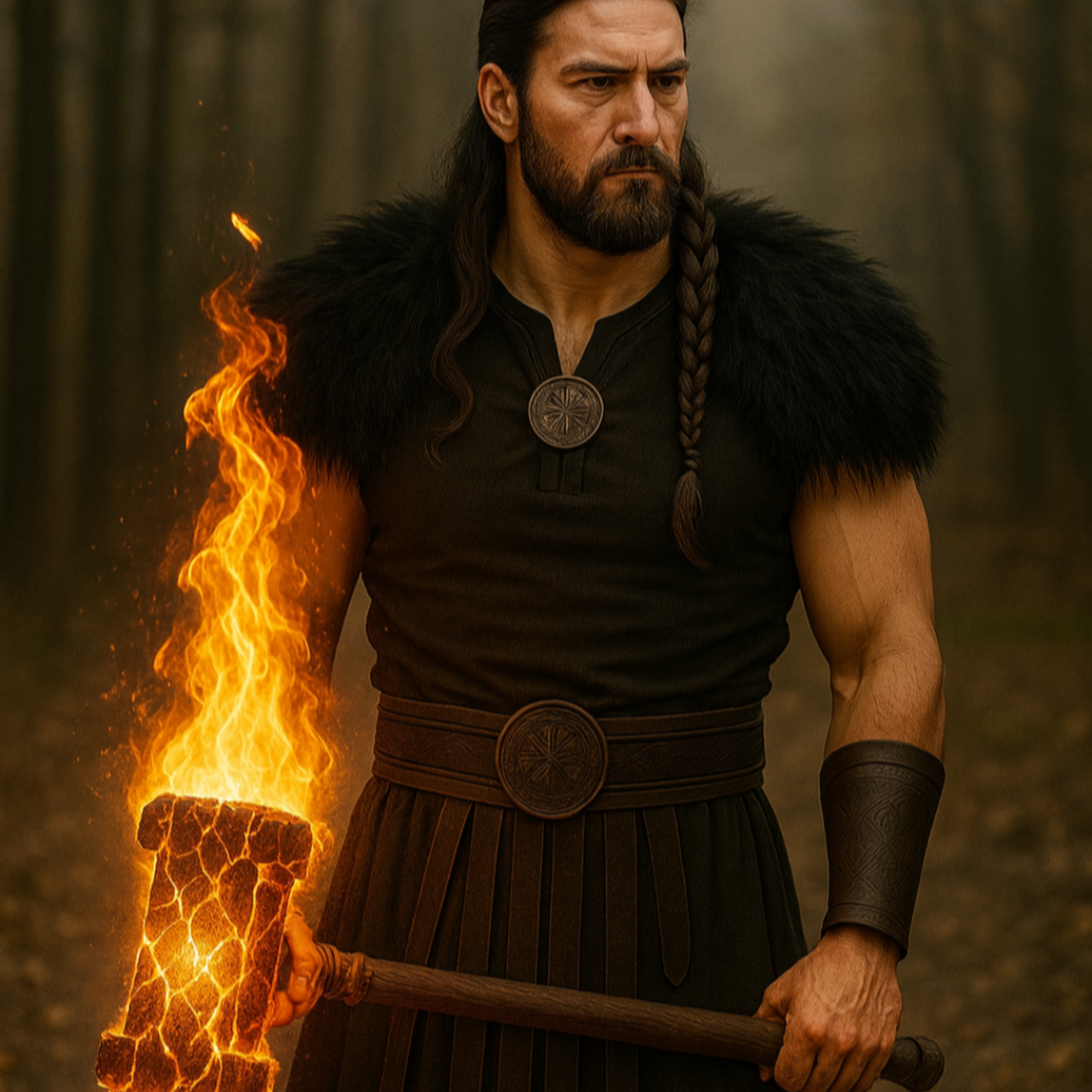 Hex of the Hammer & Flame artwork