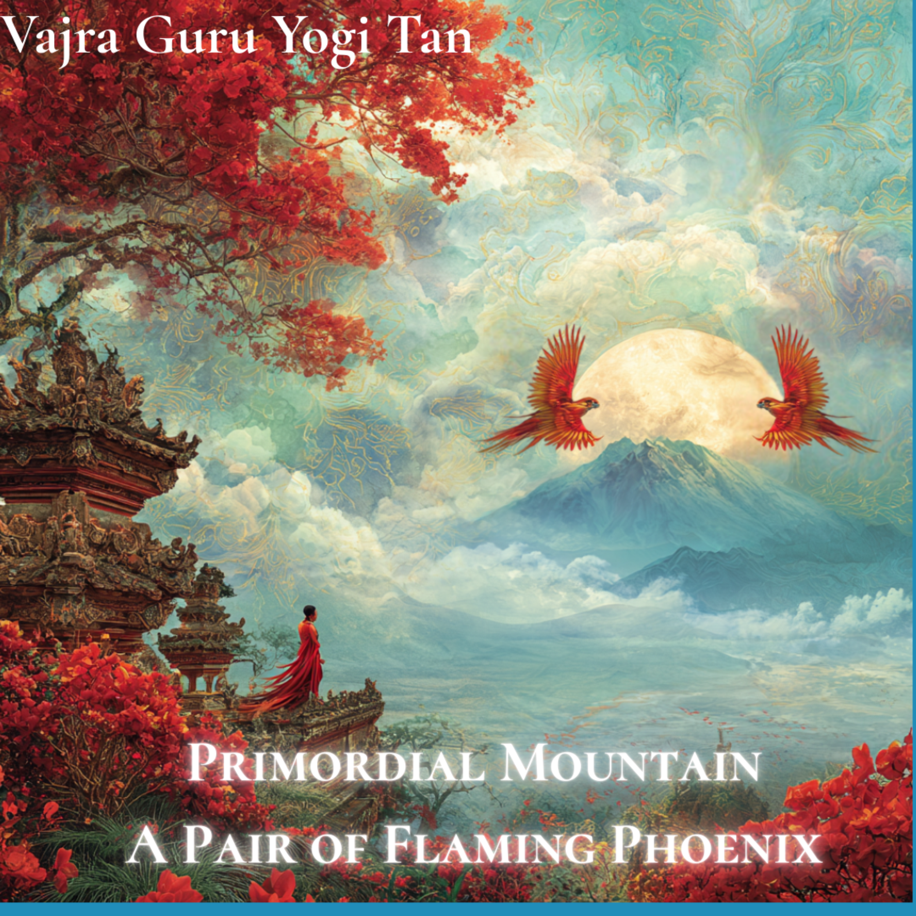 Primordial Mountain, A Pair of Flaming Phoenix artwork