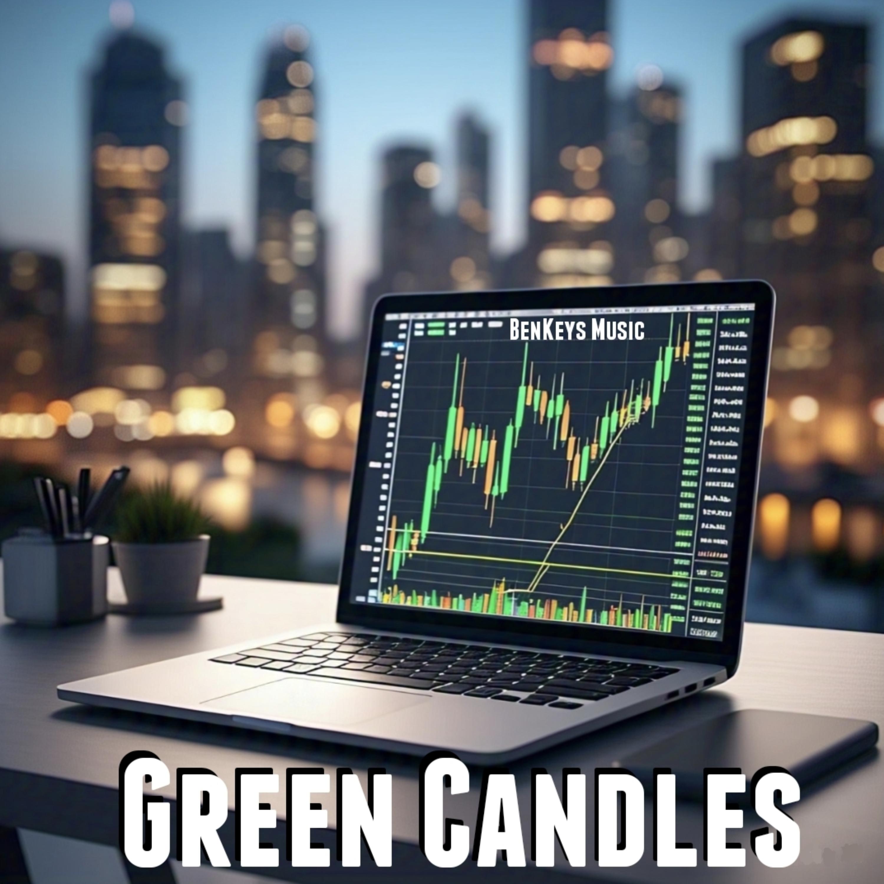 Green Candles artwork