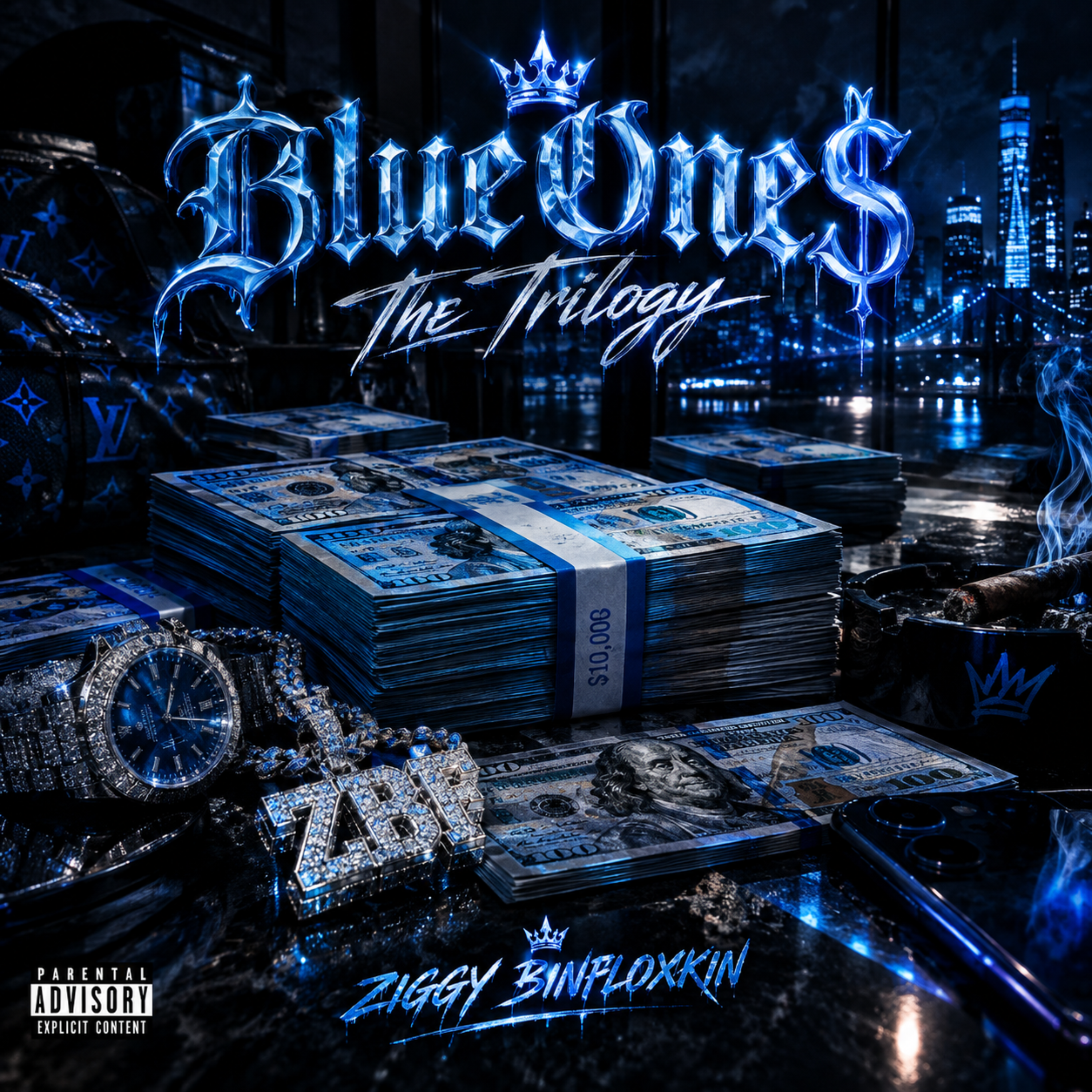 BlueOne$ The Trilogy by Ziggy Binfloxkin cover art