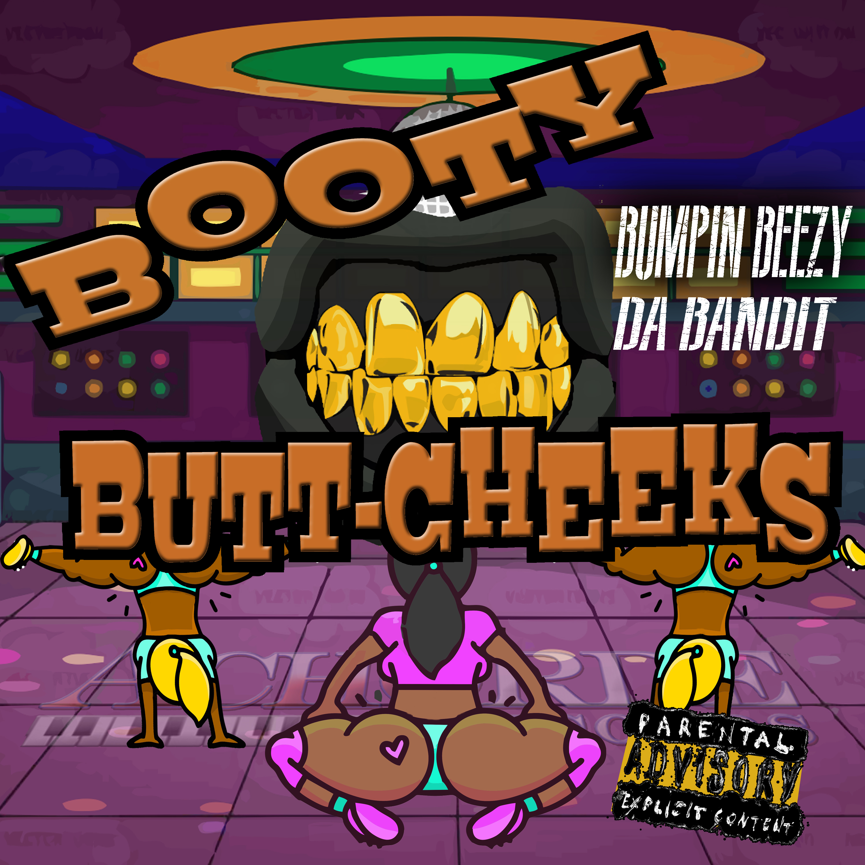 BOOTY BUTT-CHEEKS artwork
