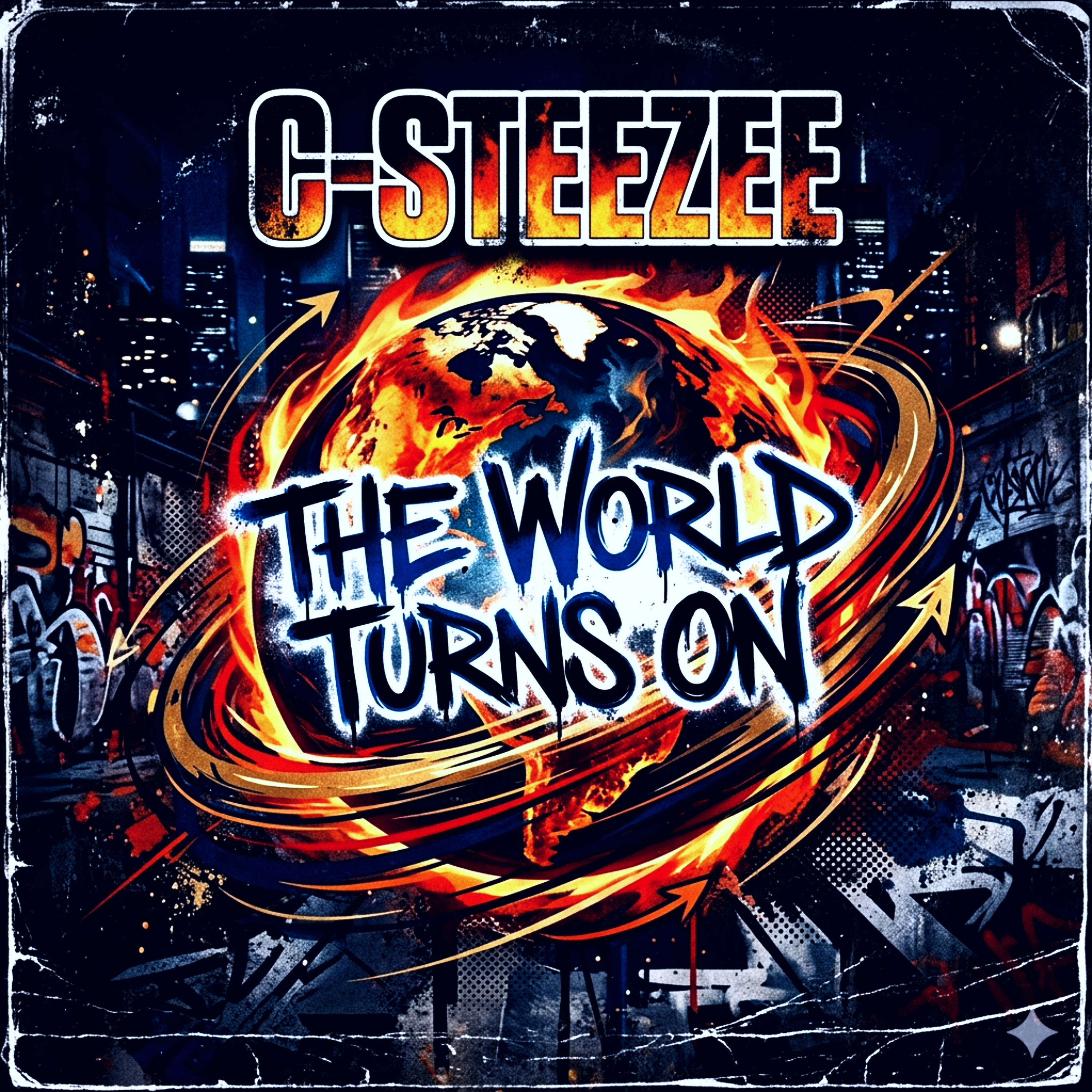 The World Turns On by C-Steezee cover art