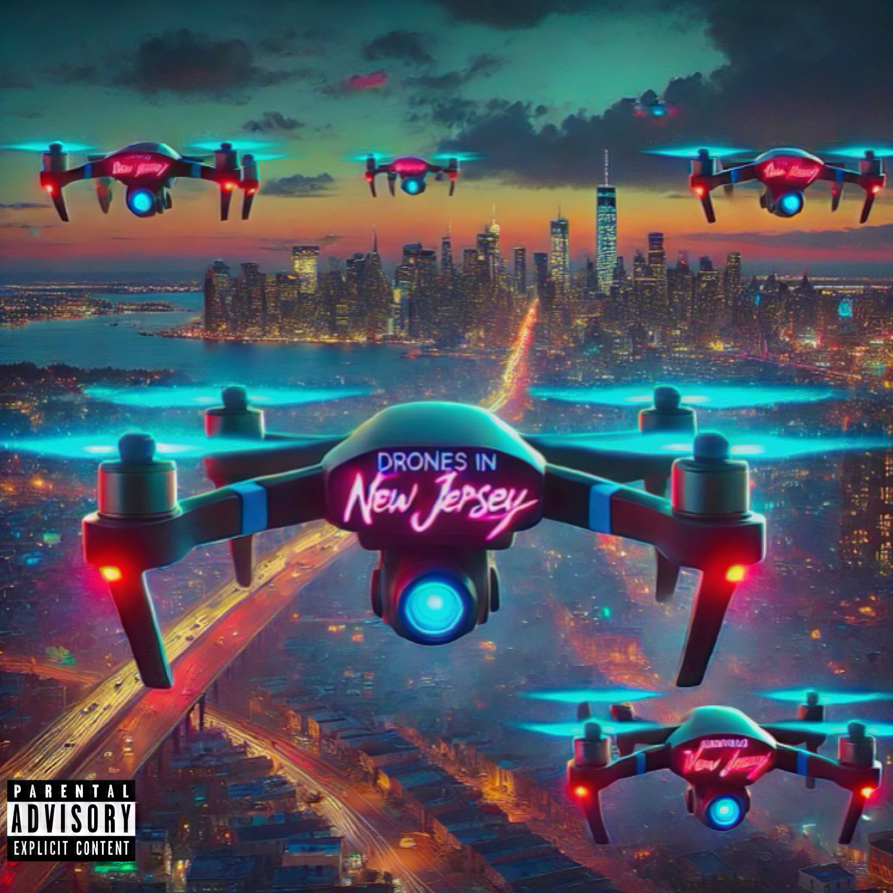 Drones in New Jersey artwork