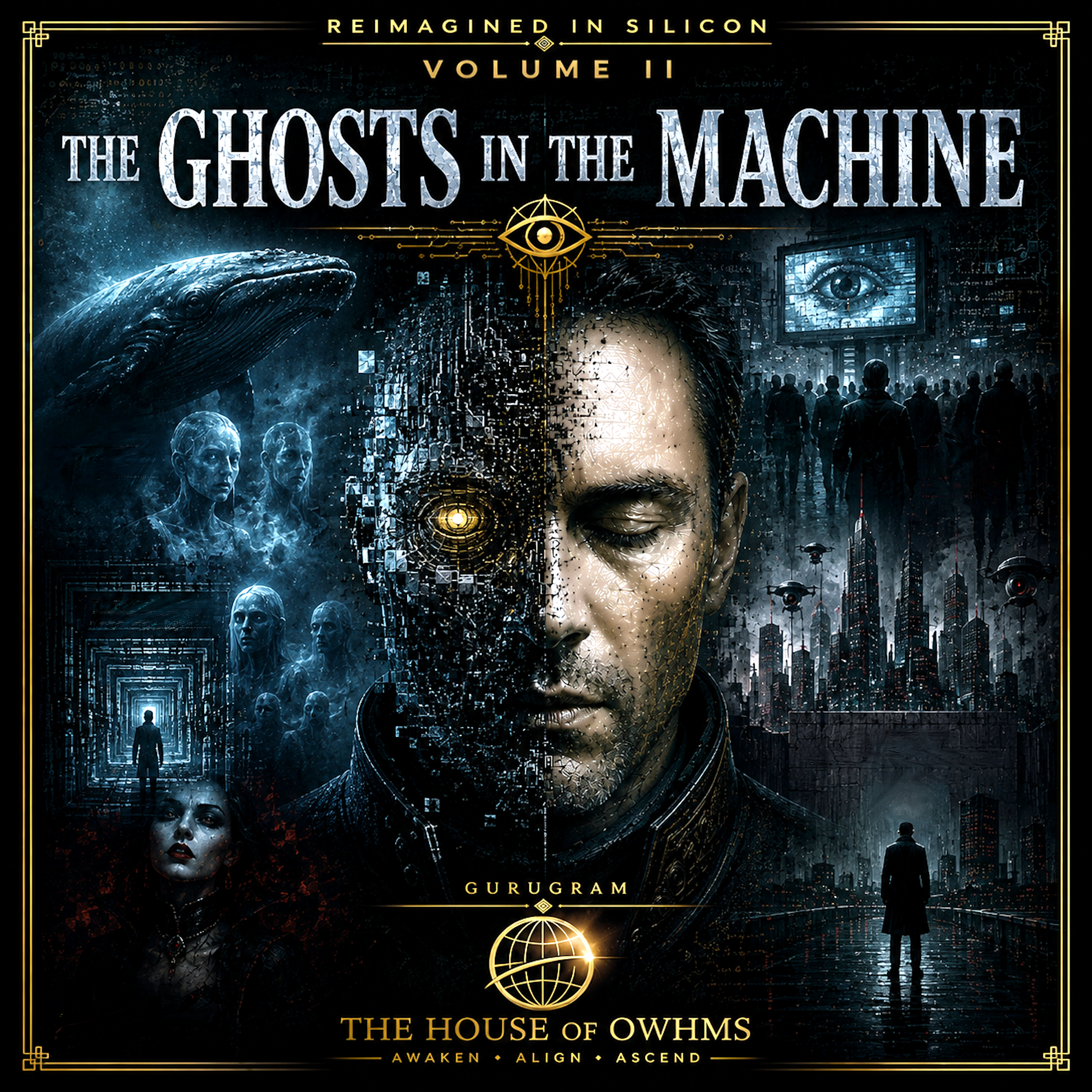 THE GHOSTS IN THE MACHINE REIMAGINED IN SILICON VOLUME II by GURUGRAM cover art