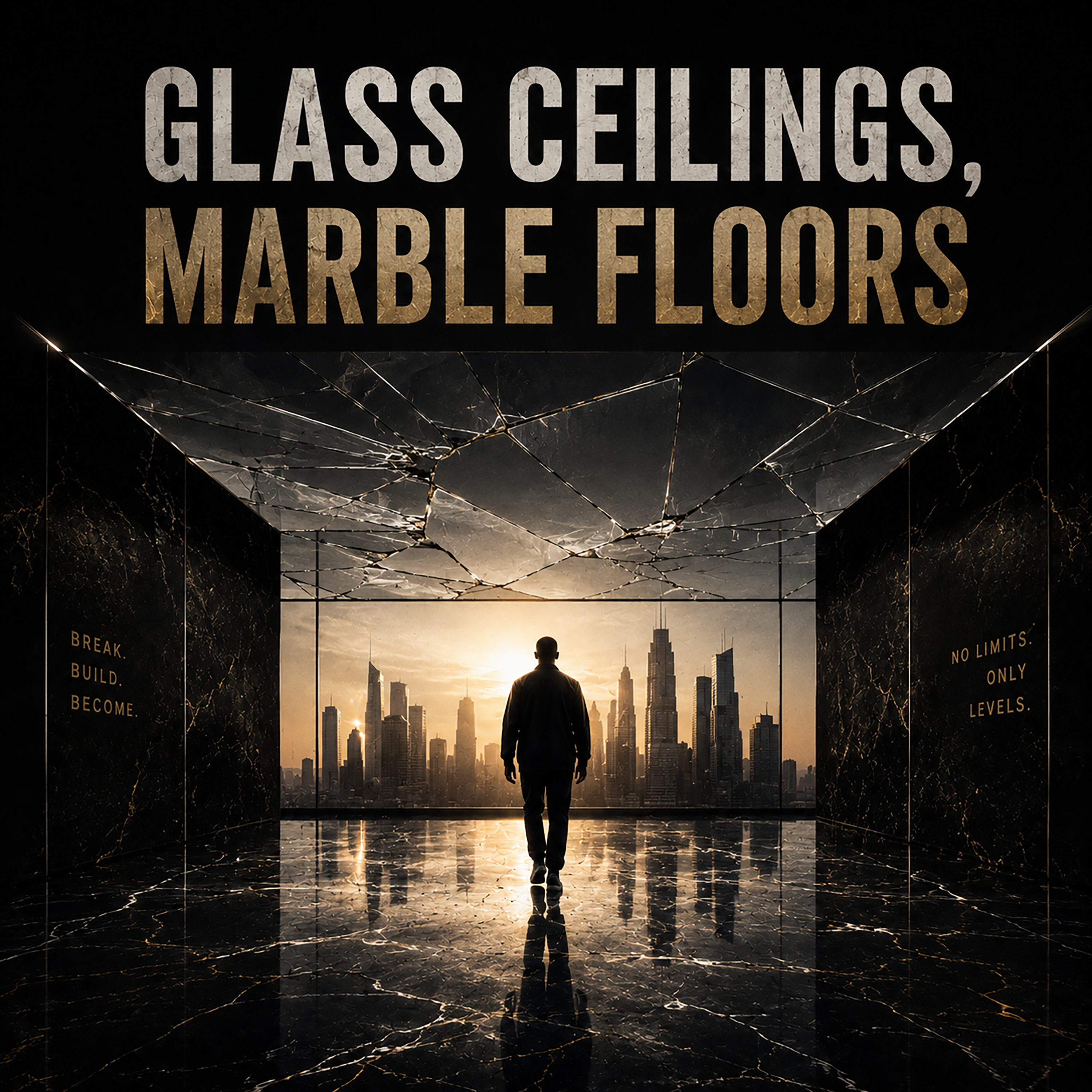 GLASS CEILINGS, MARBLE FLOORS by Wooda D cover art