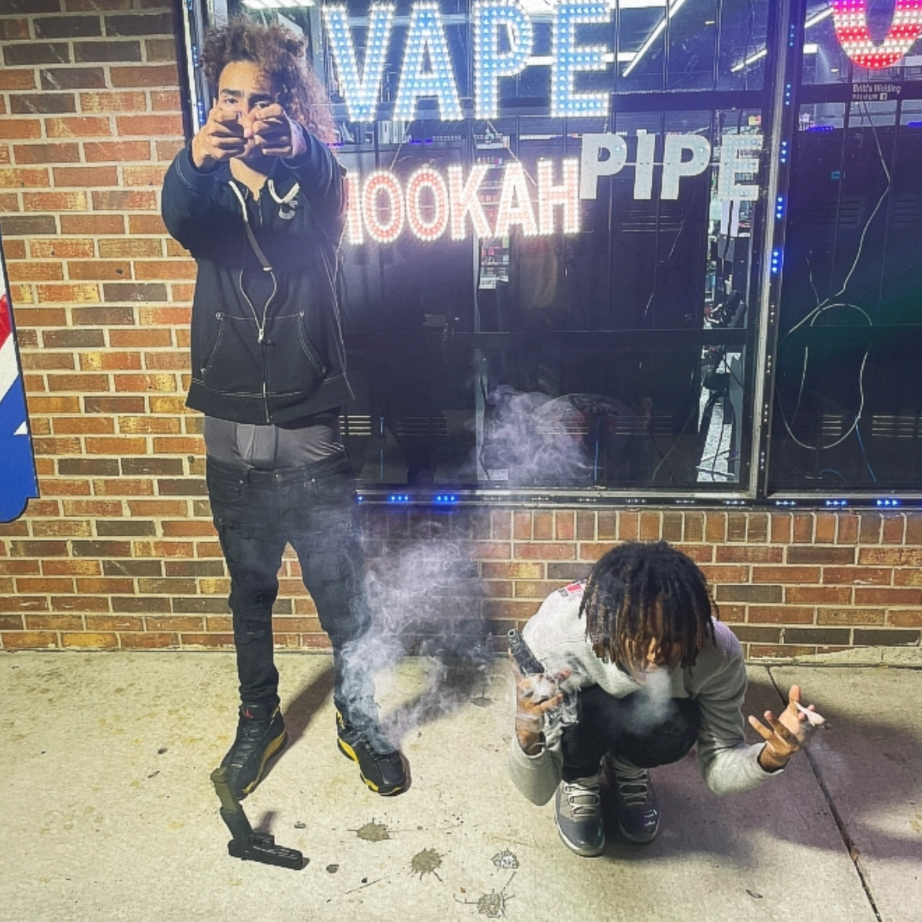 #StopShootingAtBricks artwork