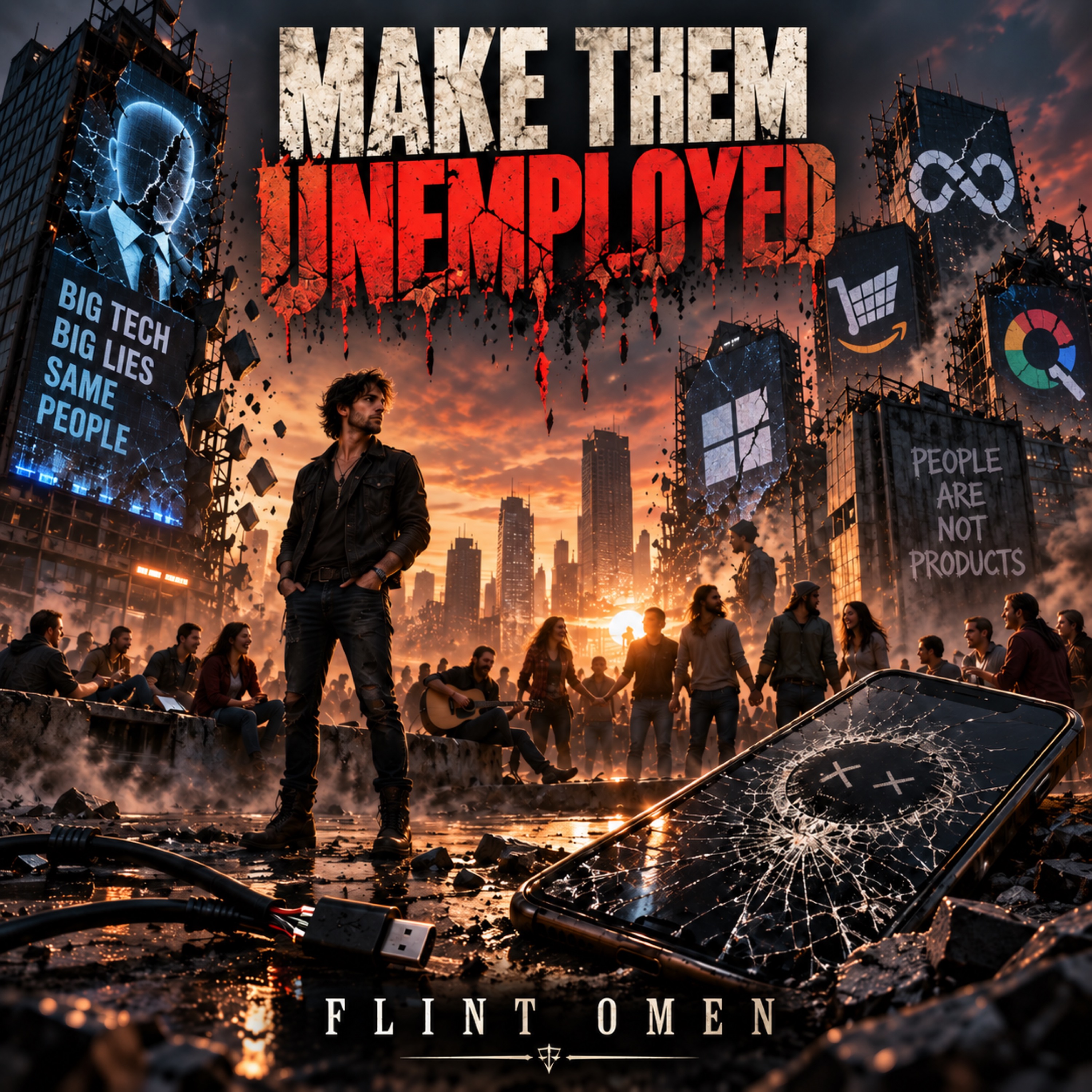 Make Them Unemployed by Flint Omen cover art