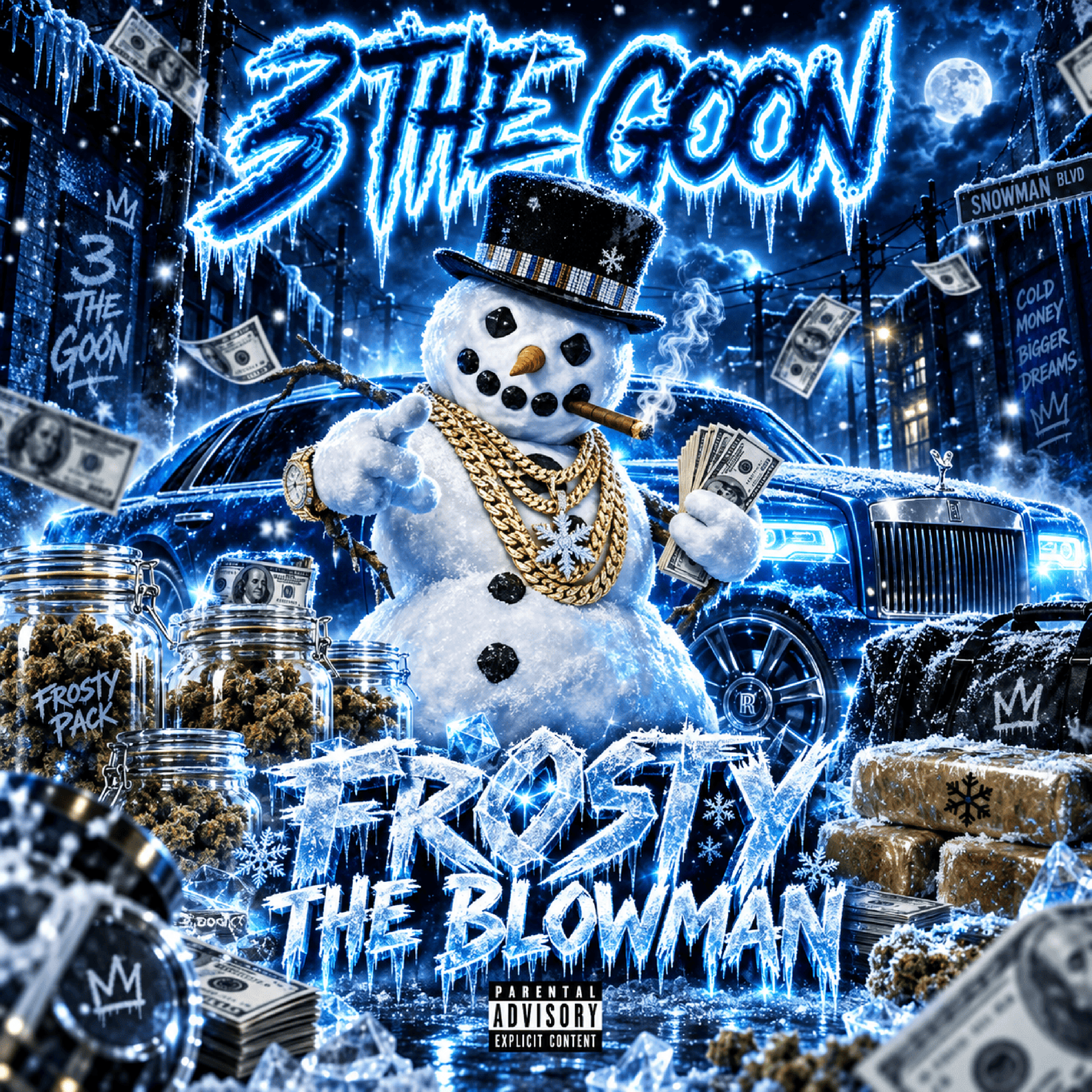 Frosty The Blowman by 3 The Goon cover art