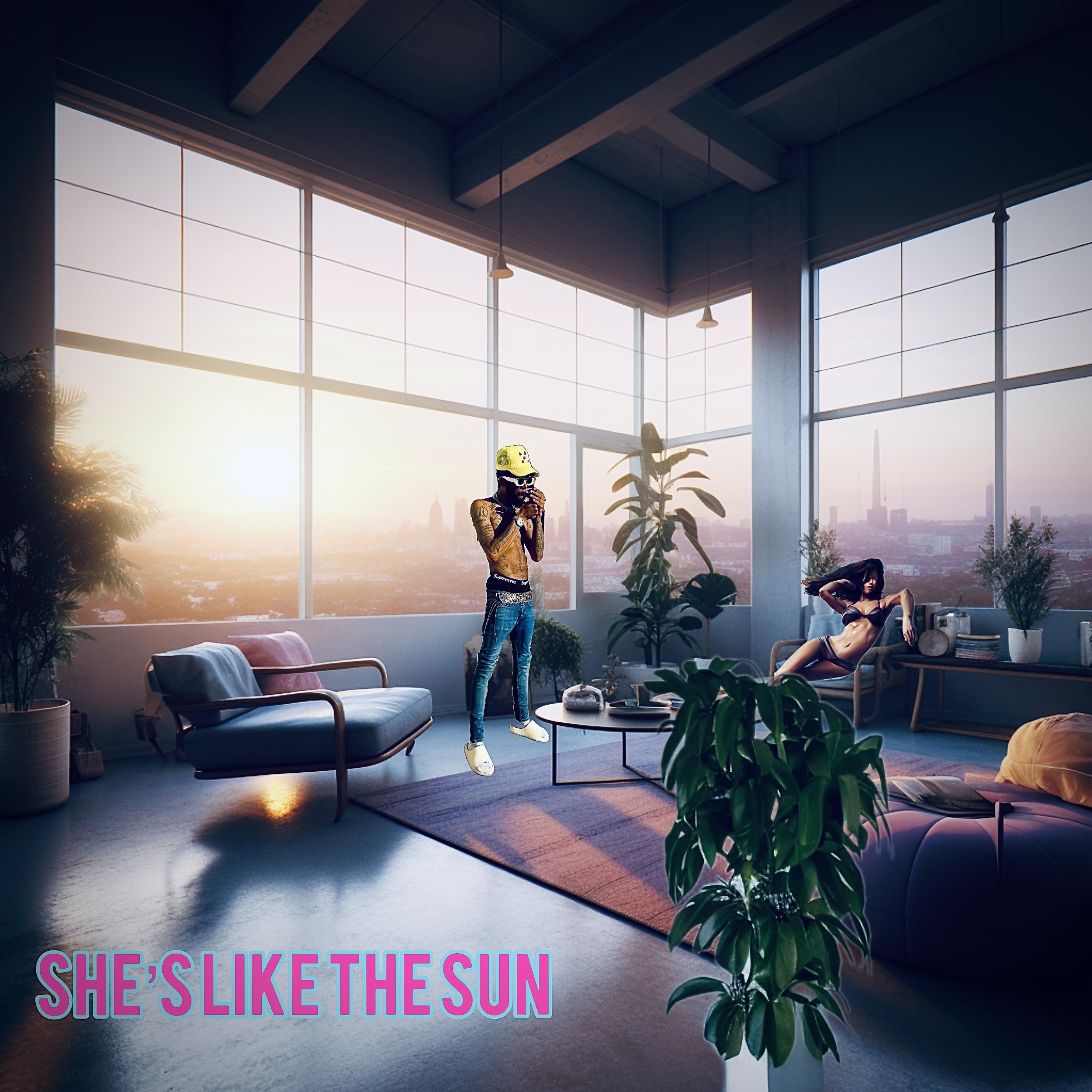 SHE'S LIKE THE SUN artwork