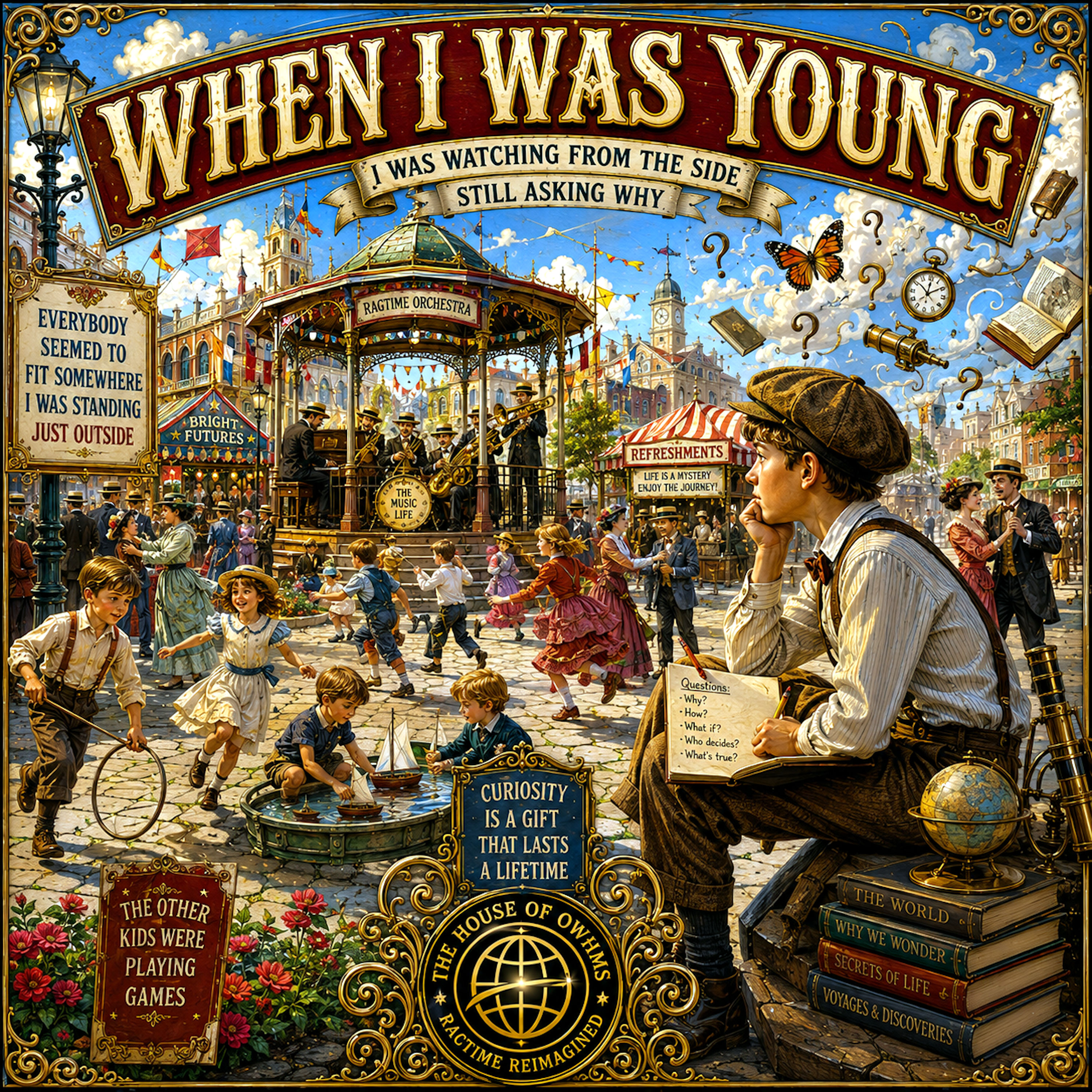 WHEN I WAS YOUNG (REIMAGINED IN RAGTIME) by GURUGRAM cover art