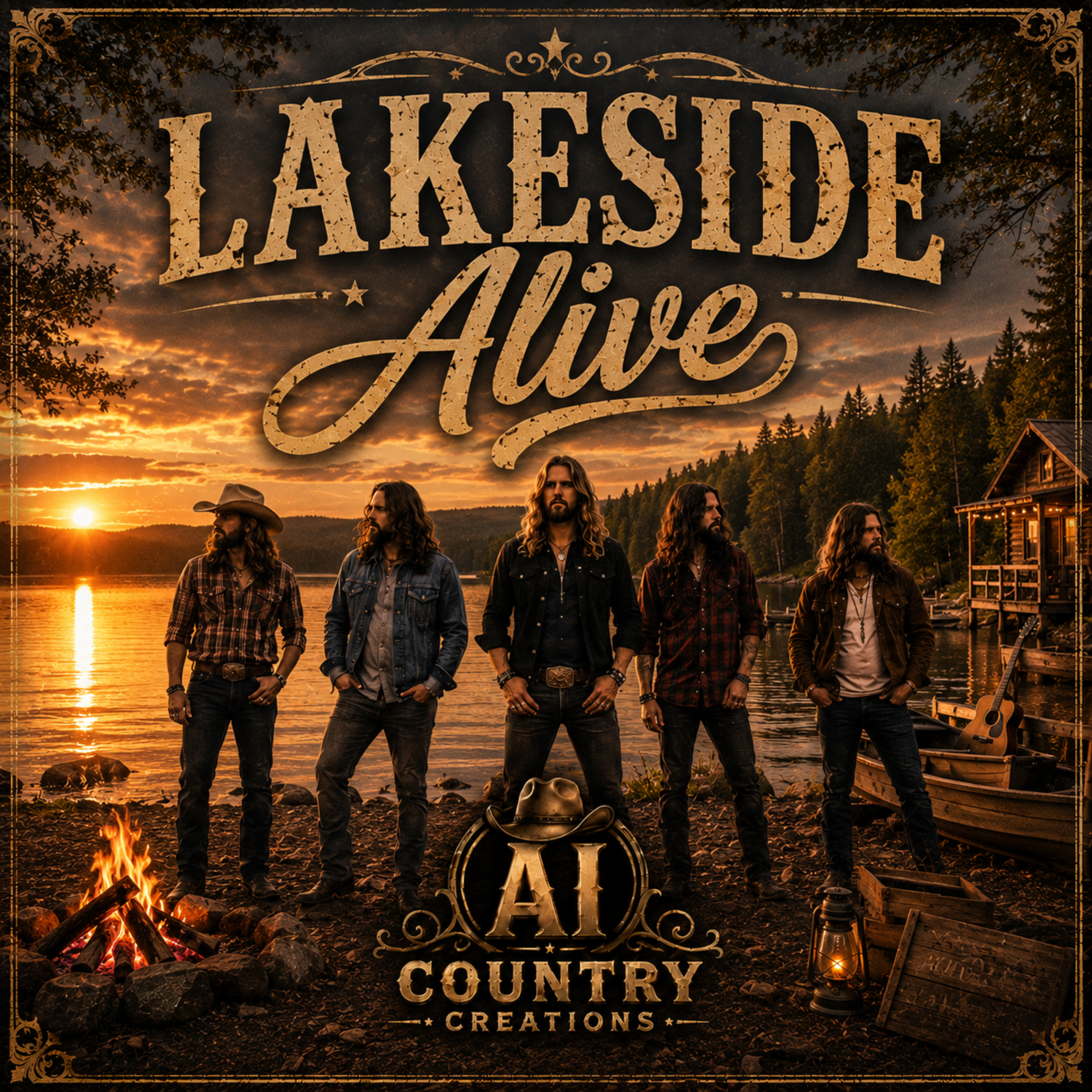 Lakeside Alive by AI Country Creations cover art