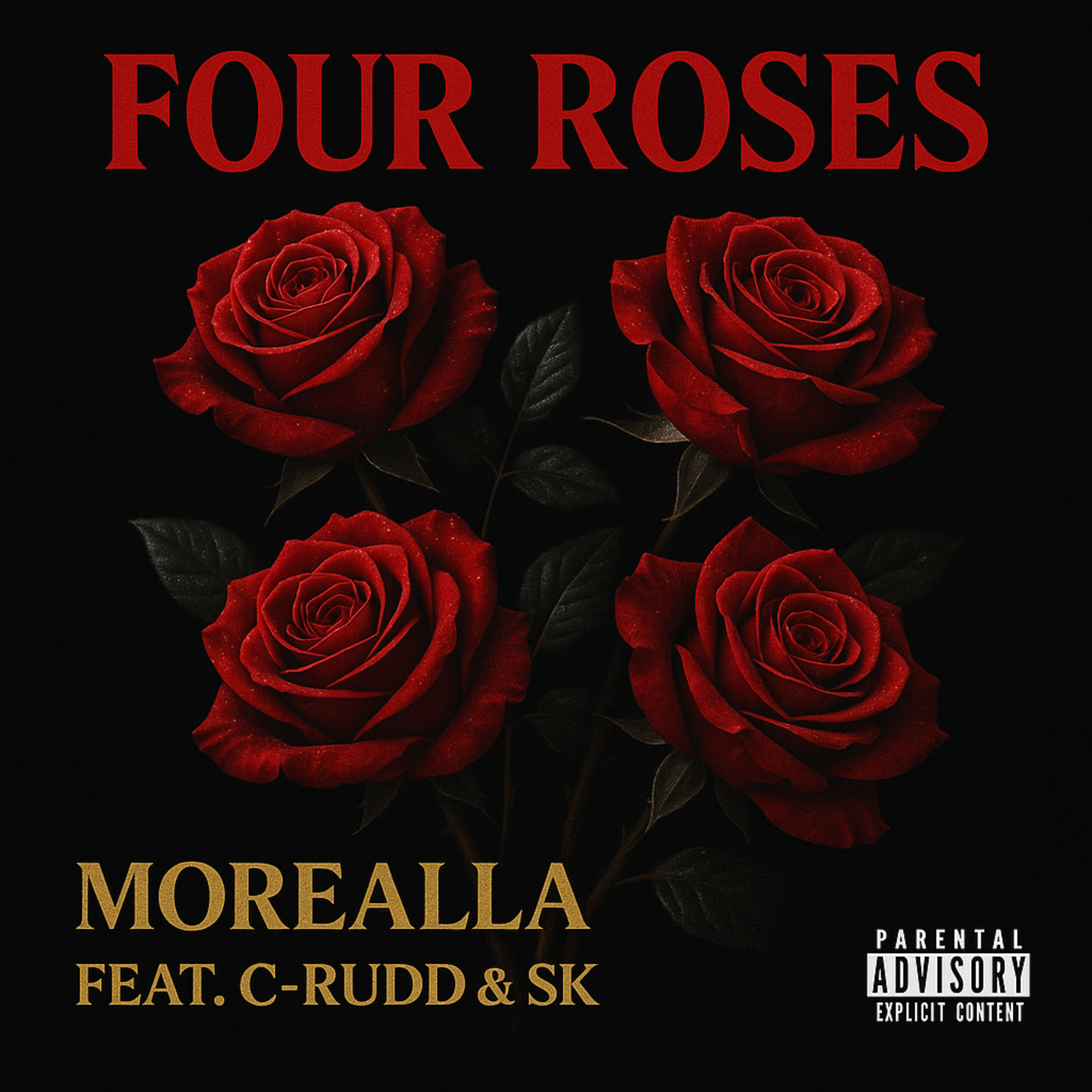 Four roses by Morealla cover art