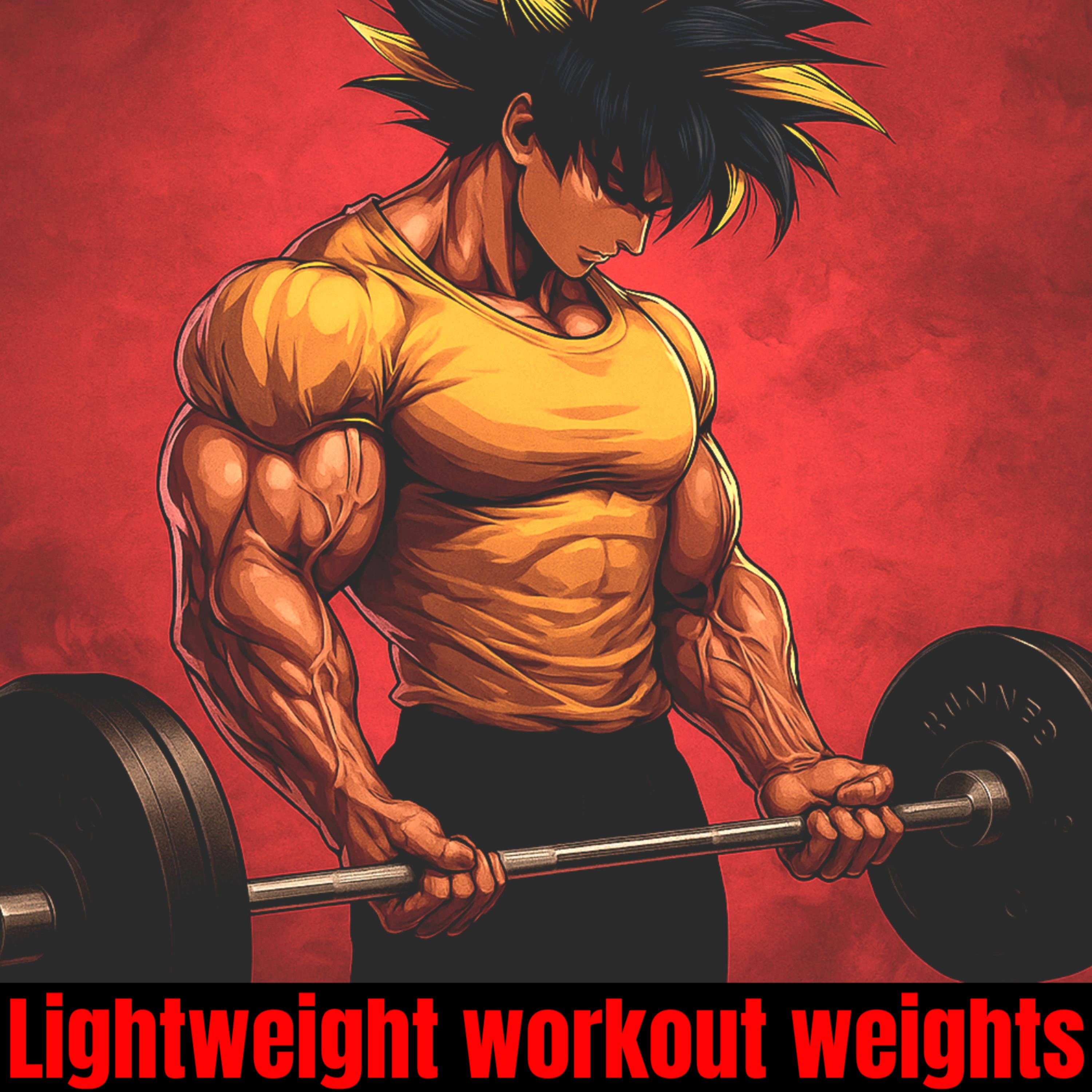 Lightweight workout weights artwork