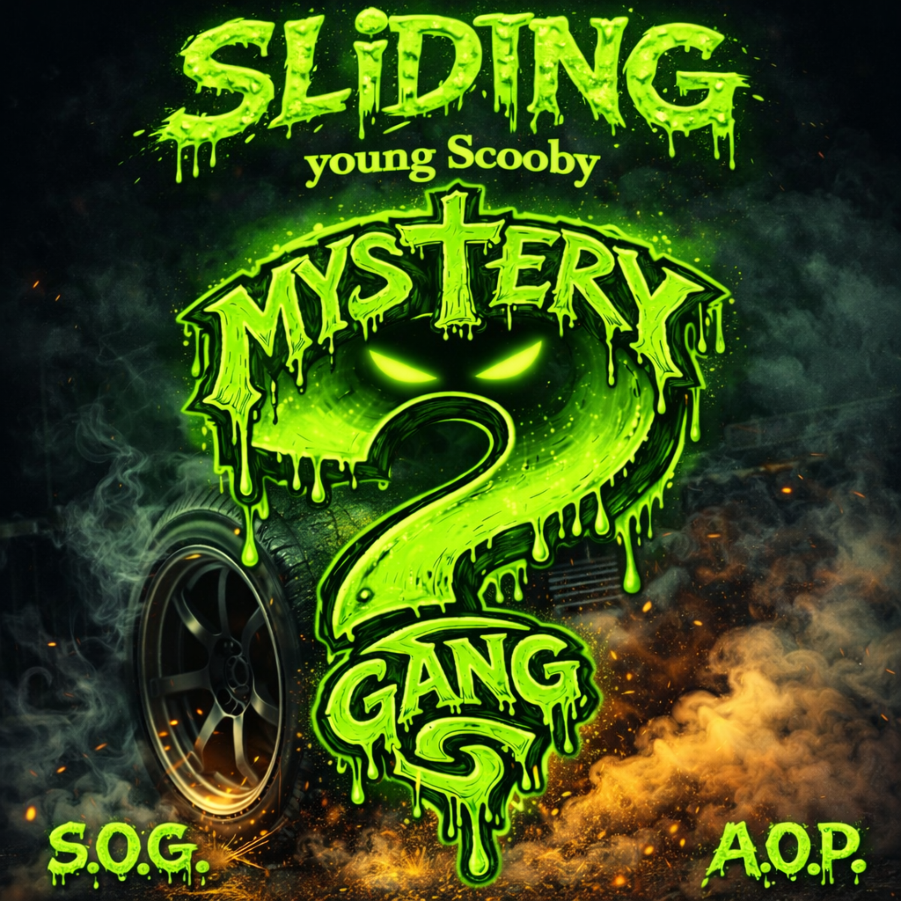 Sliding artwork