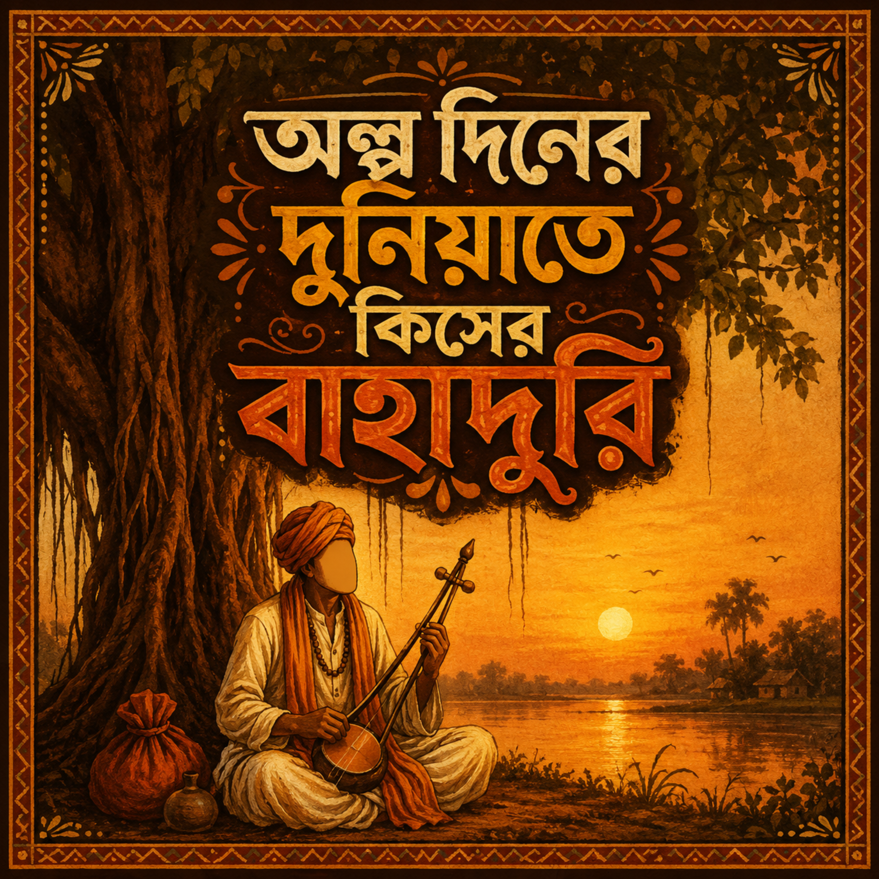 অল্প দিনের দুনিয়াতে কিসের বাহাদুরি (Olpo Diner Duniyate Kiser Baadhuri) by Rabiul Karim cover art