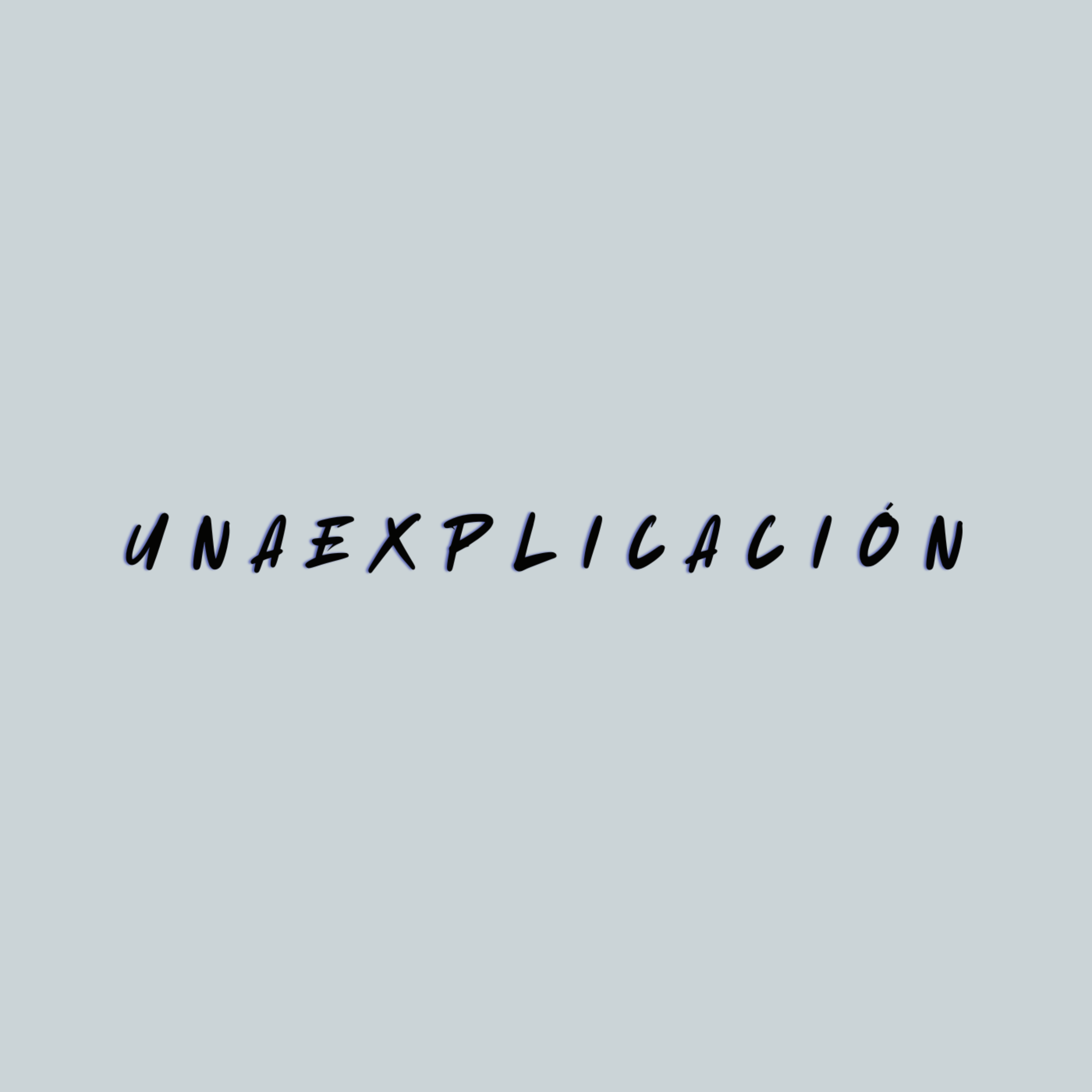 U N A  E X P L I C A C I Ó N artwork