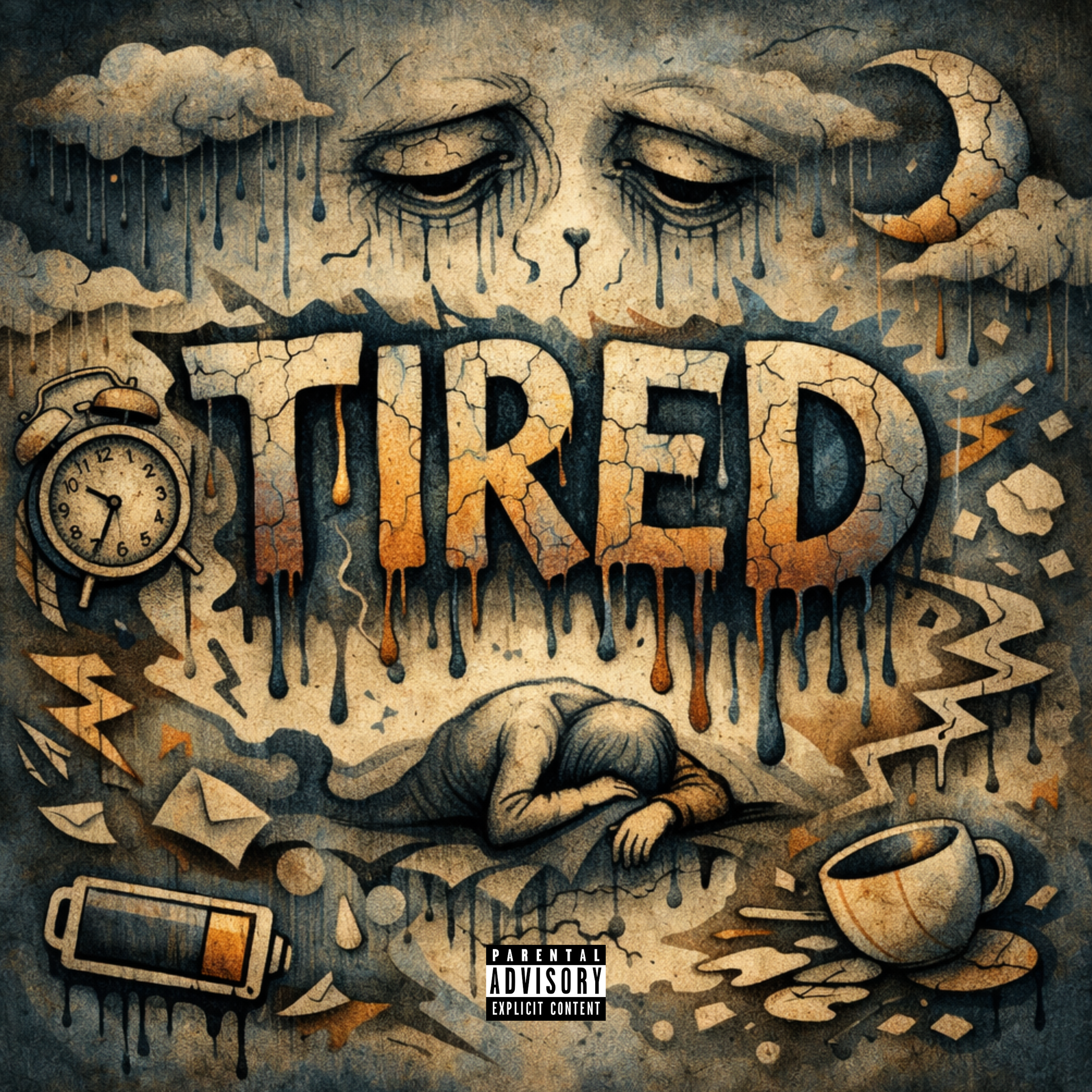 Tired artwork