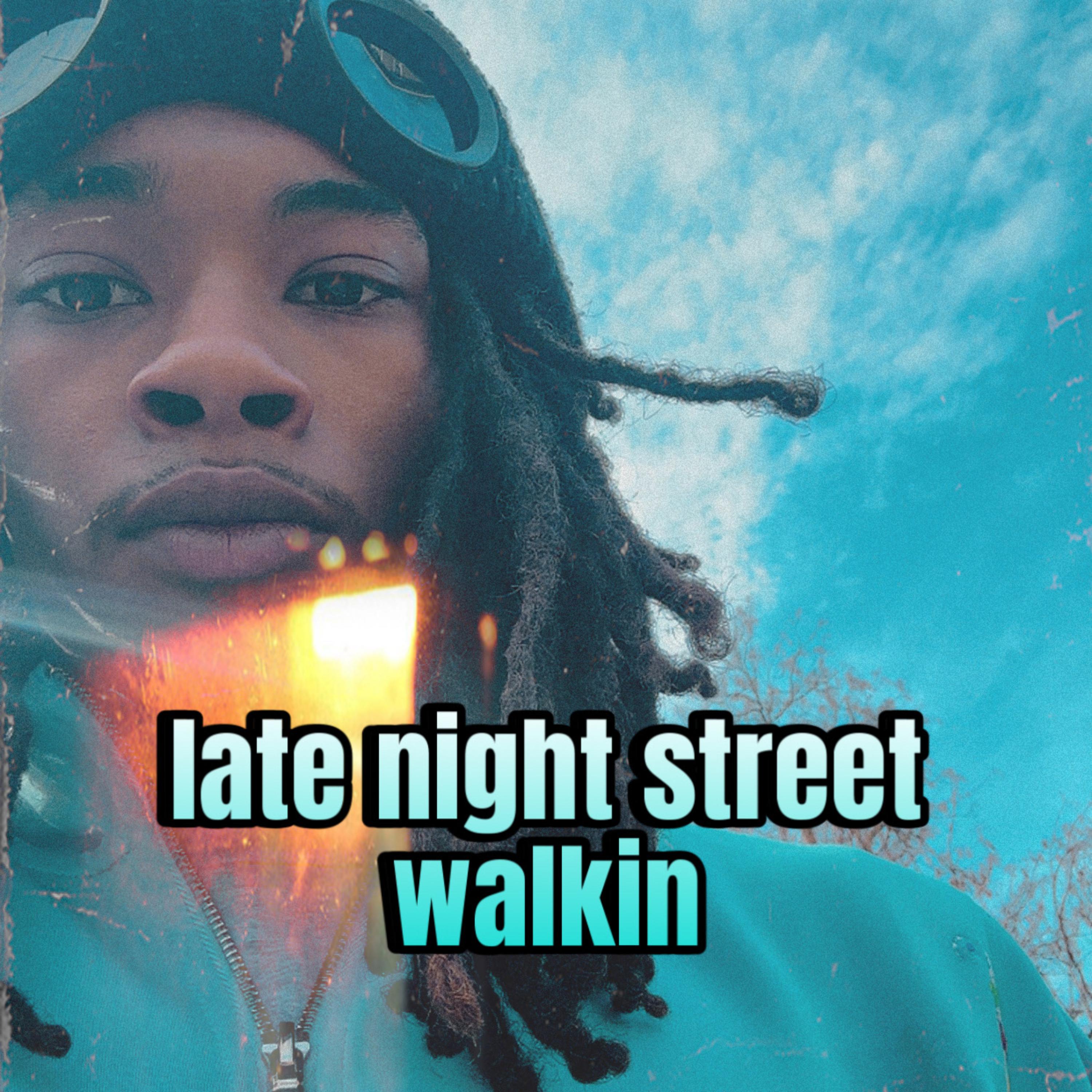 late night street walkin artwork