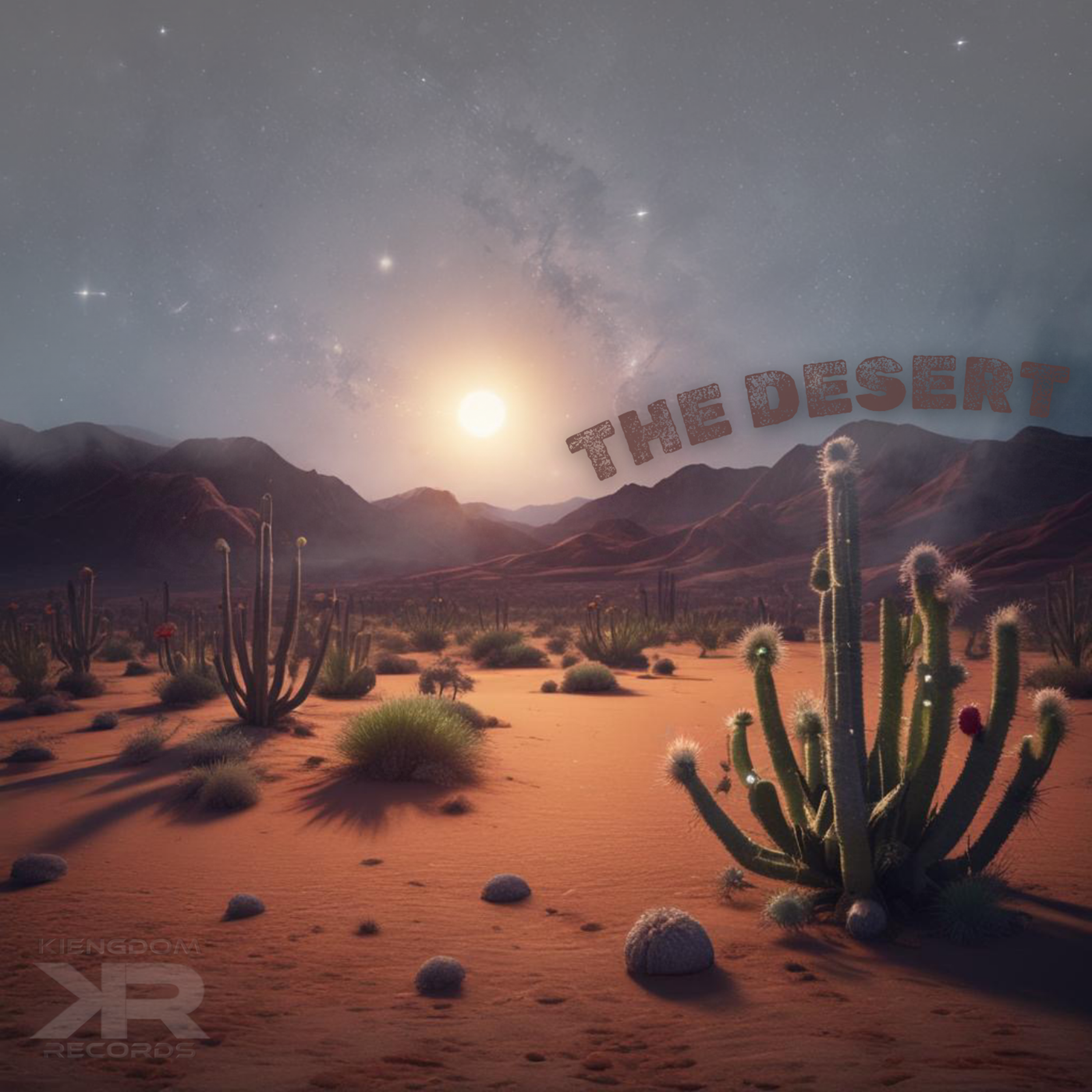 The desert artwork