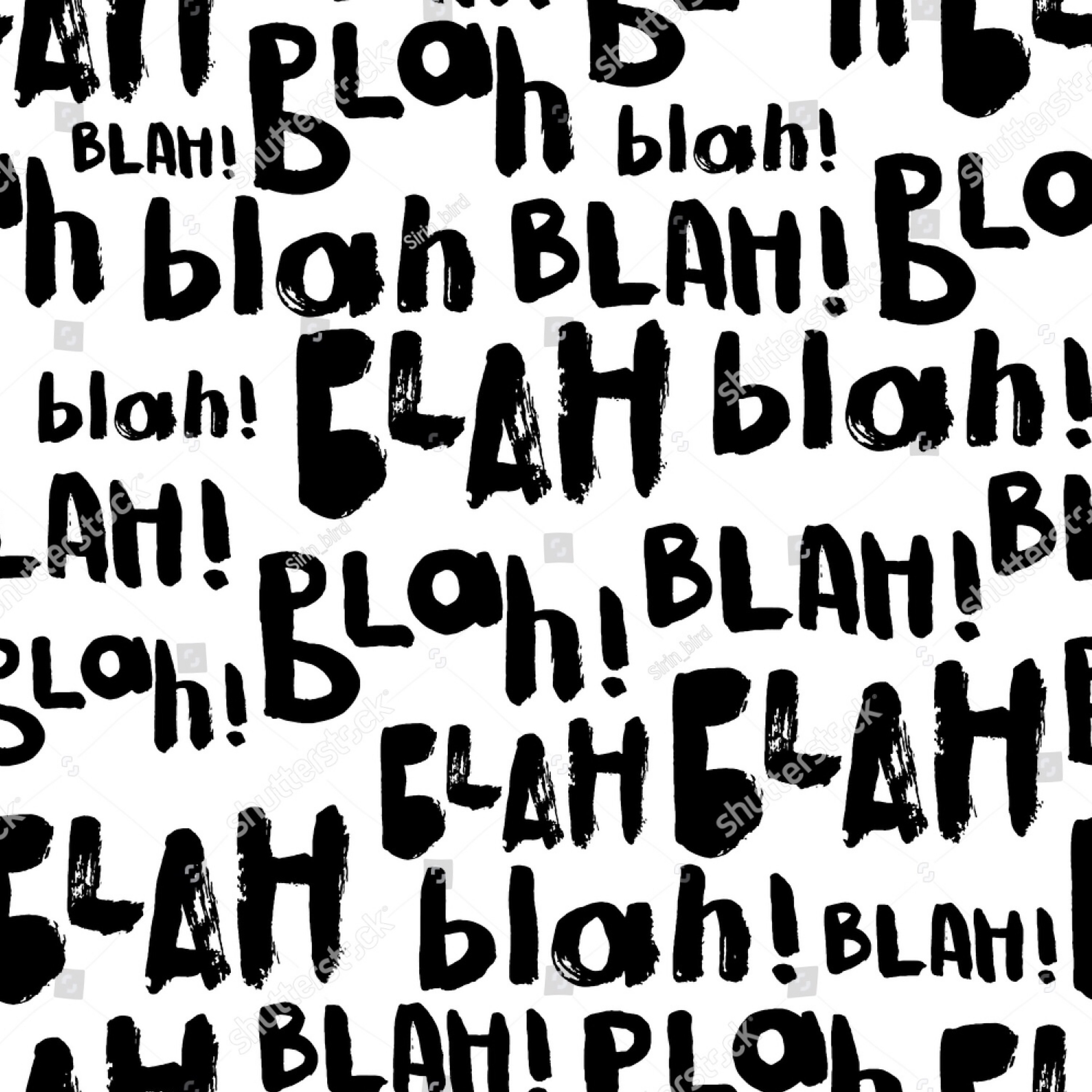 Blah Blah Blah artwork