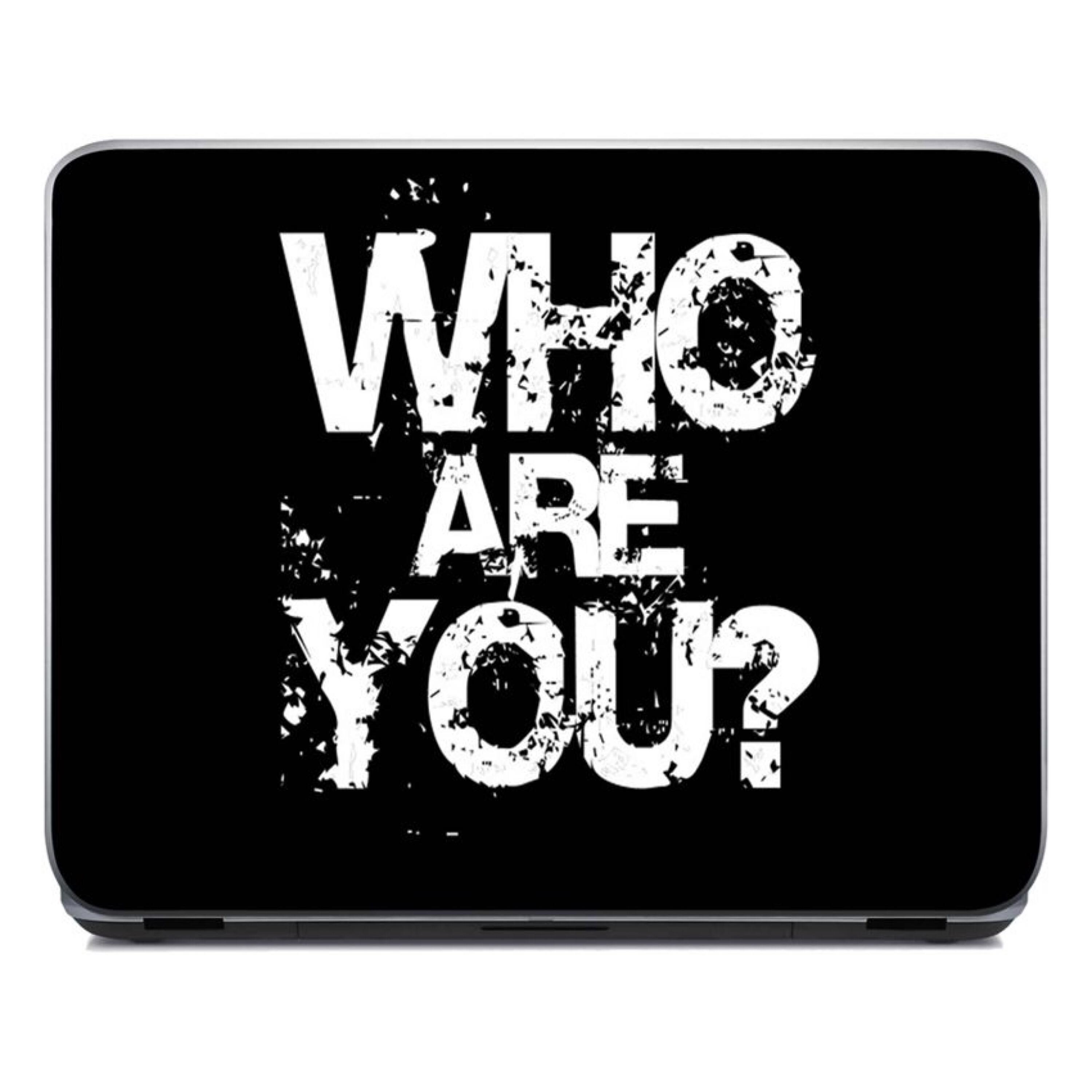 Who Are U artwork