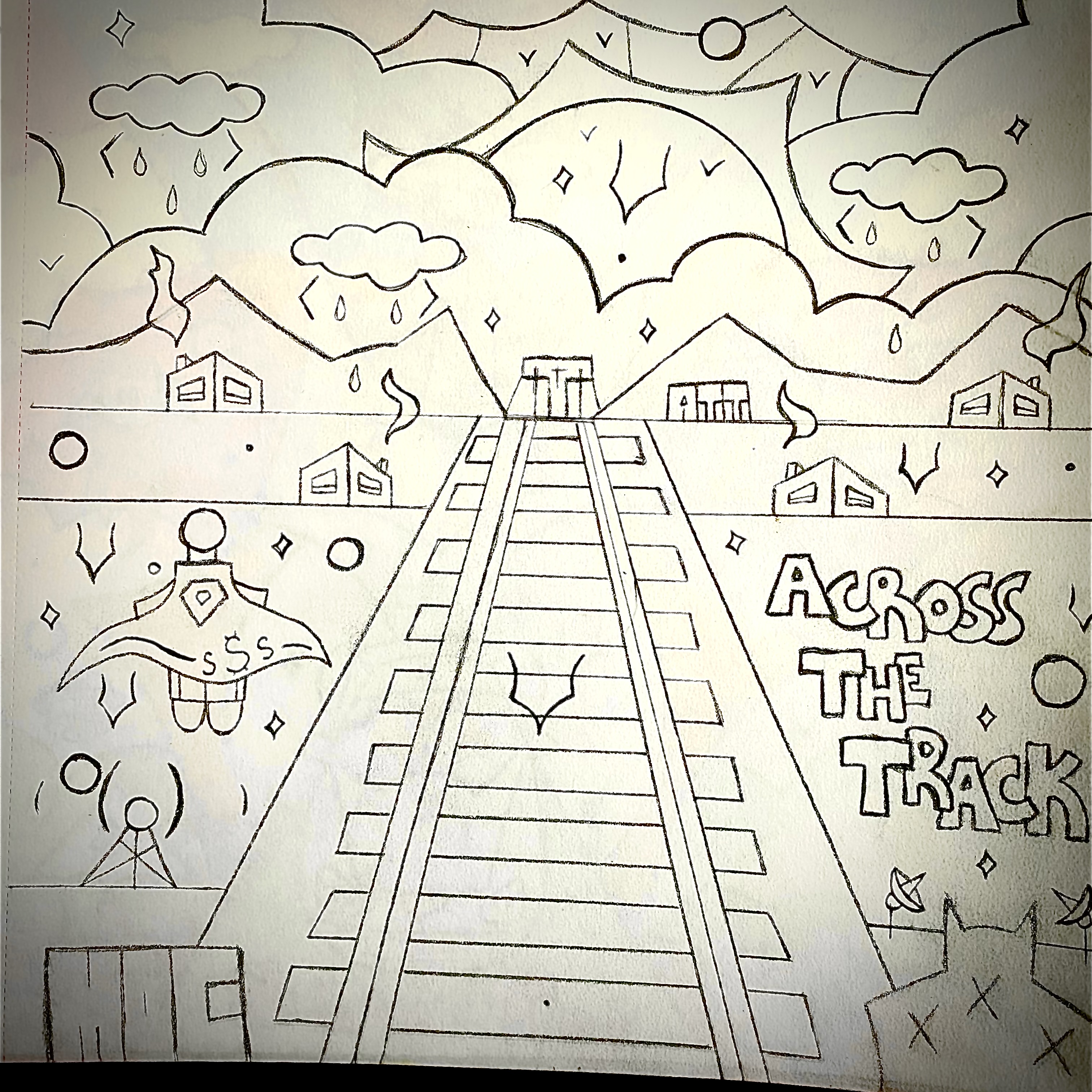 Across the track artwork