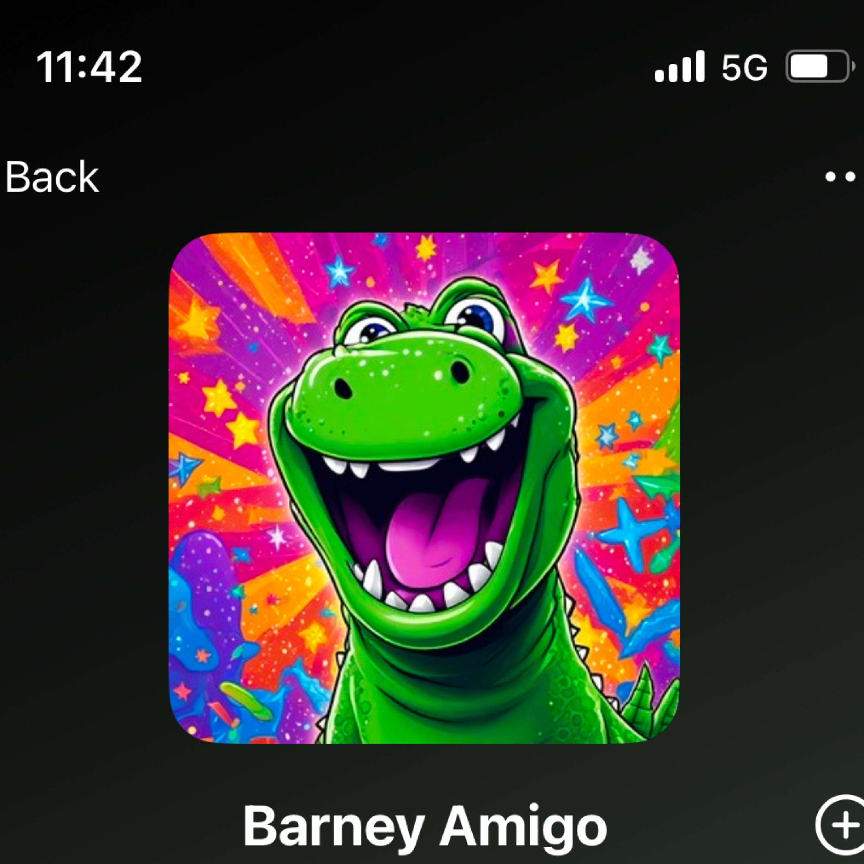 Barney Amigo artwork