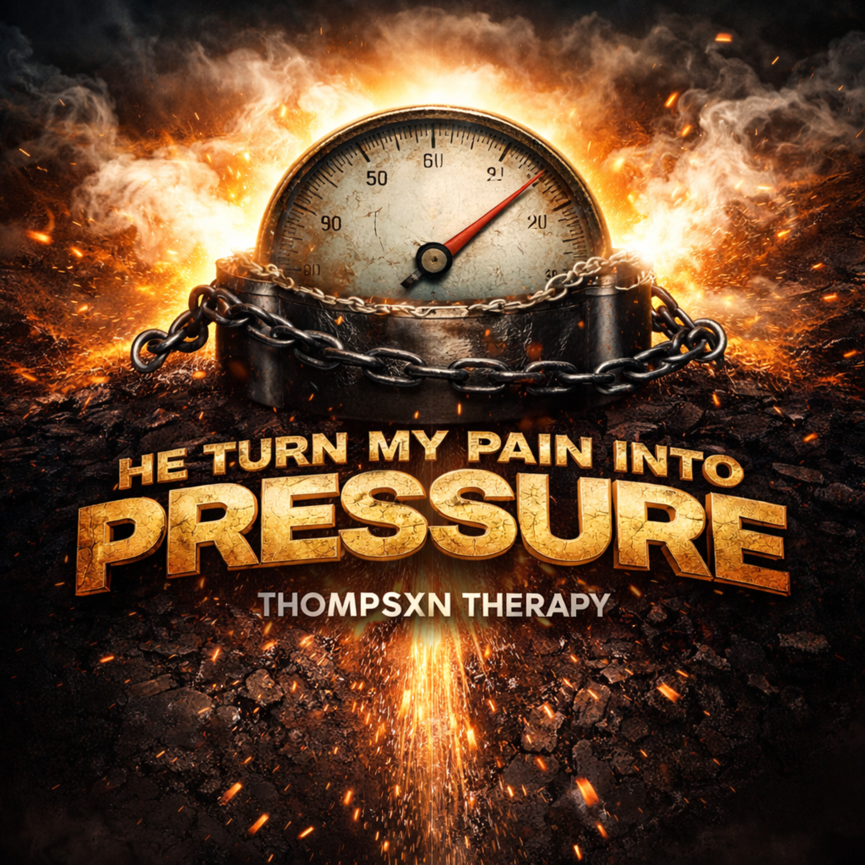 He Turned My Pain Into Pressure by Thompsxn Therapy cover art