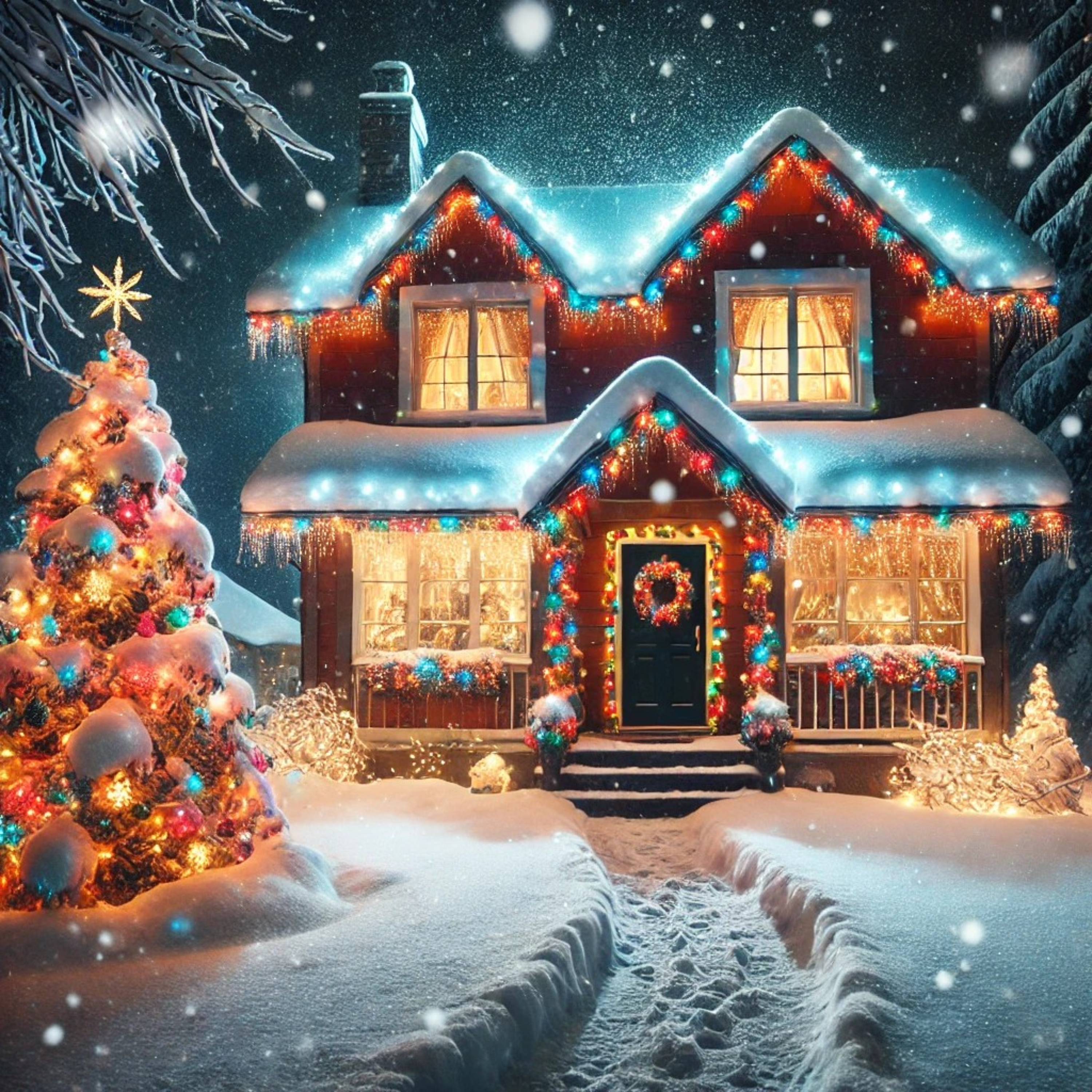 LoFi Christmas artwork