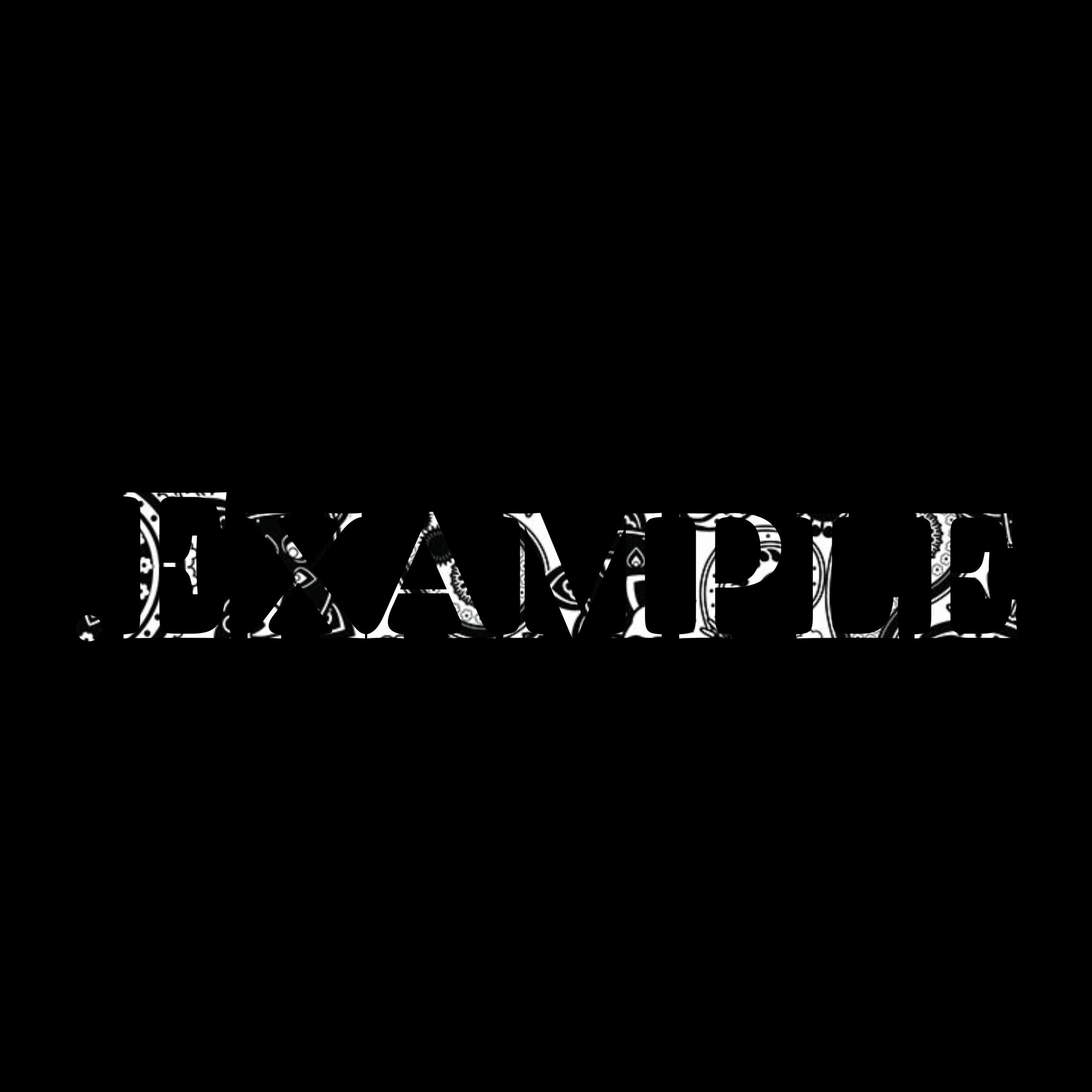 .Example artwork